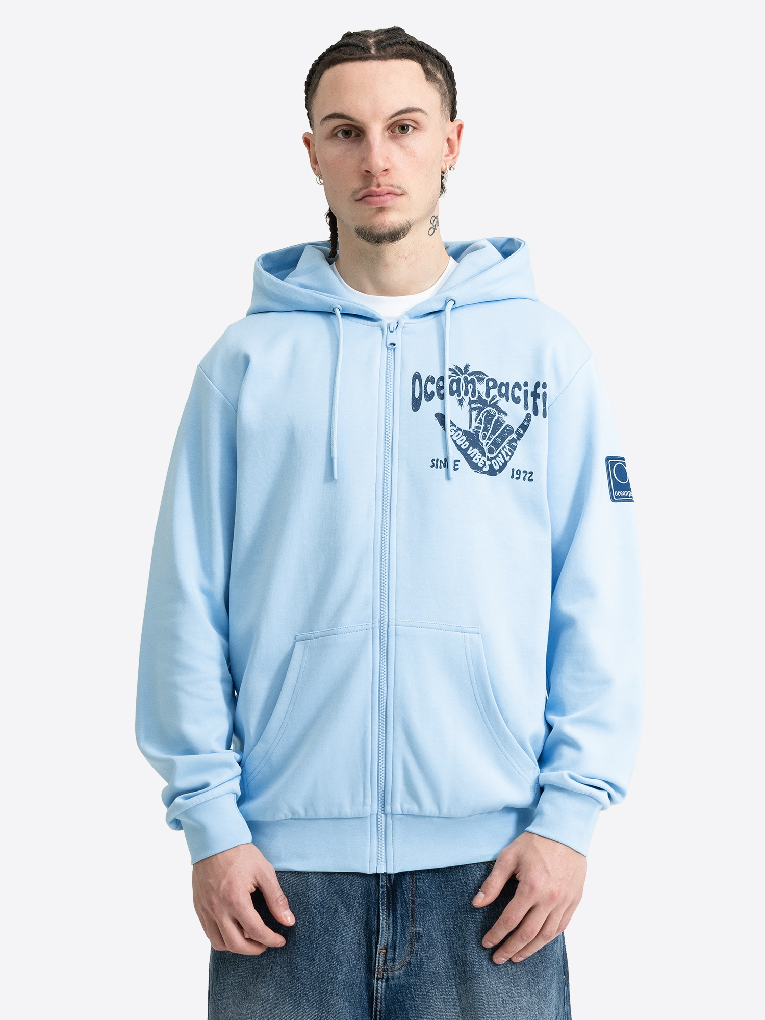 Ocean Pacific pánska mikina na zips s kapucňou