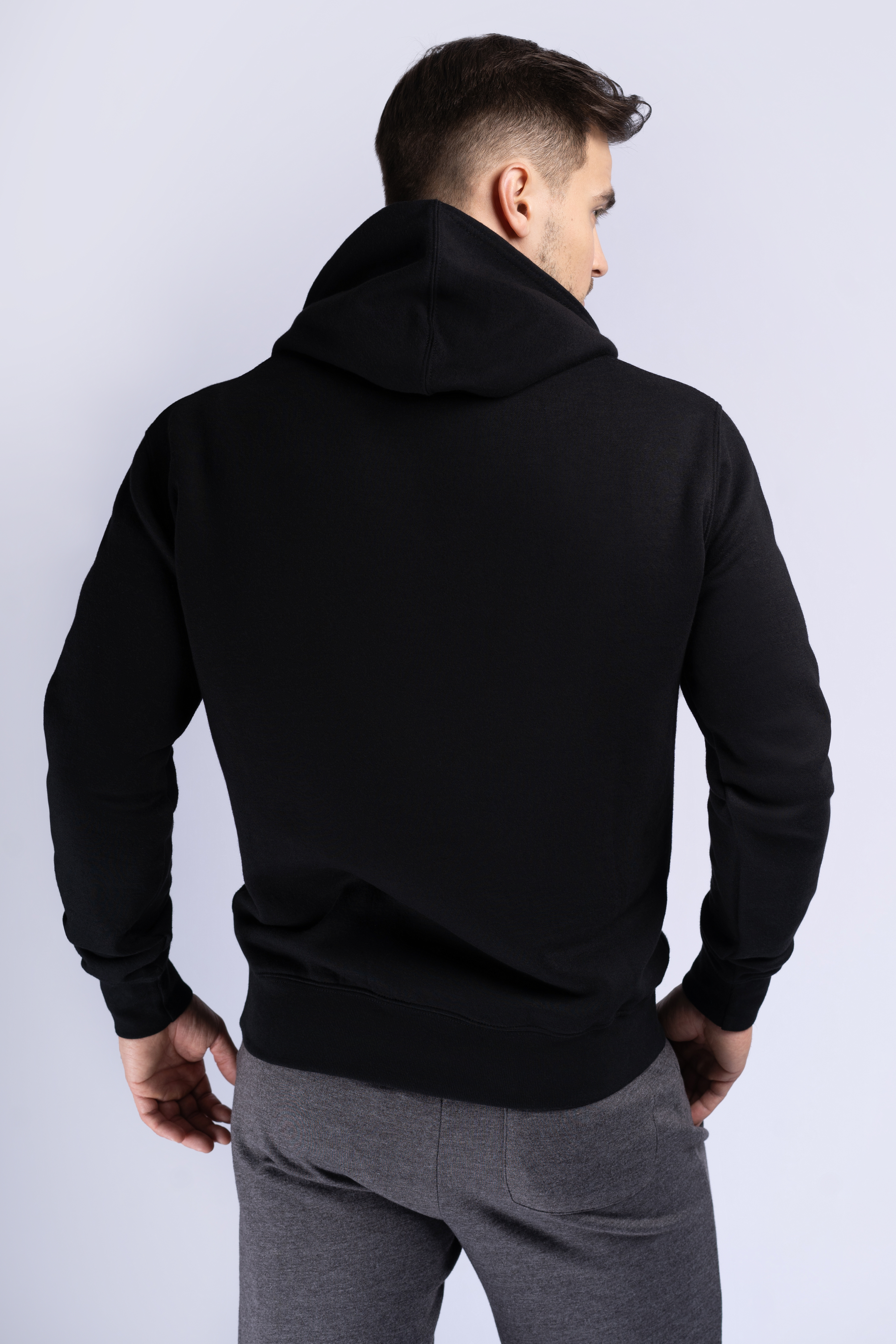 Hanorac barbati, Lonsdale 113863-Black/White