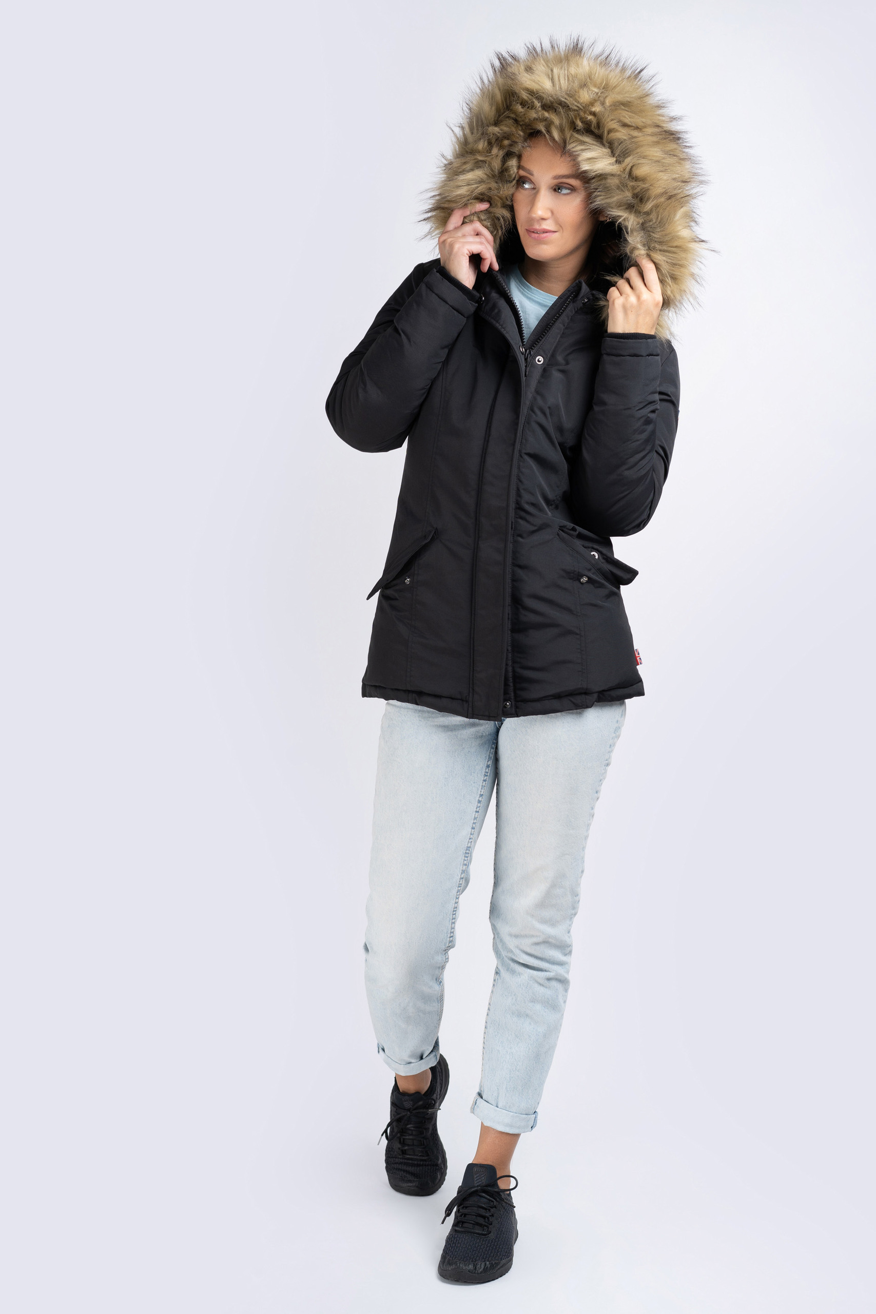 Geaca dama Lonsdale 116065-Black