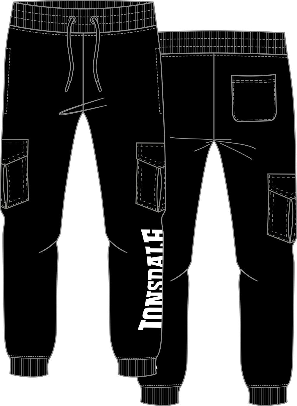 Lonsdale pánské joggingové kalhoty regular fit