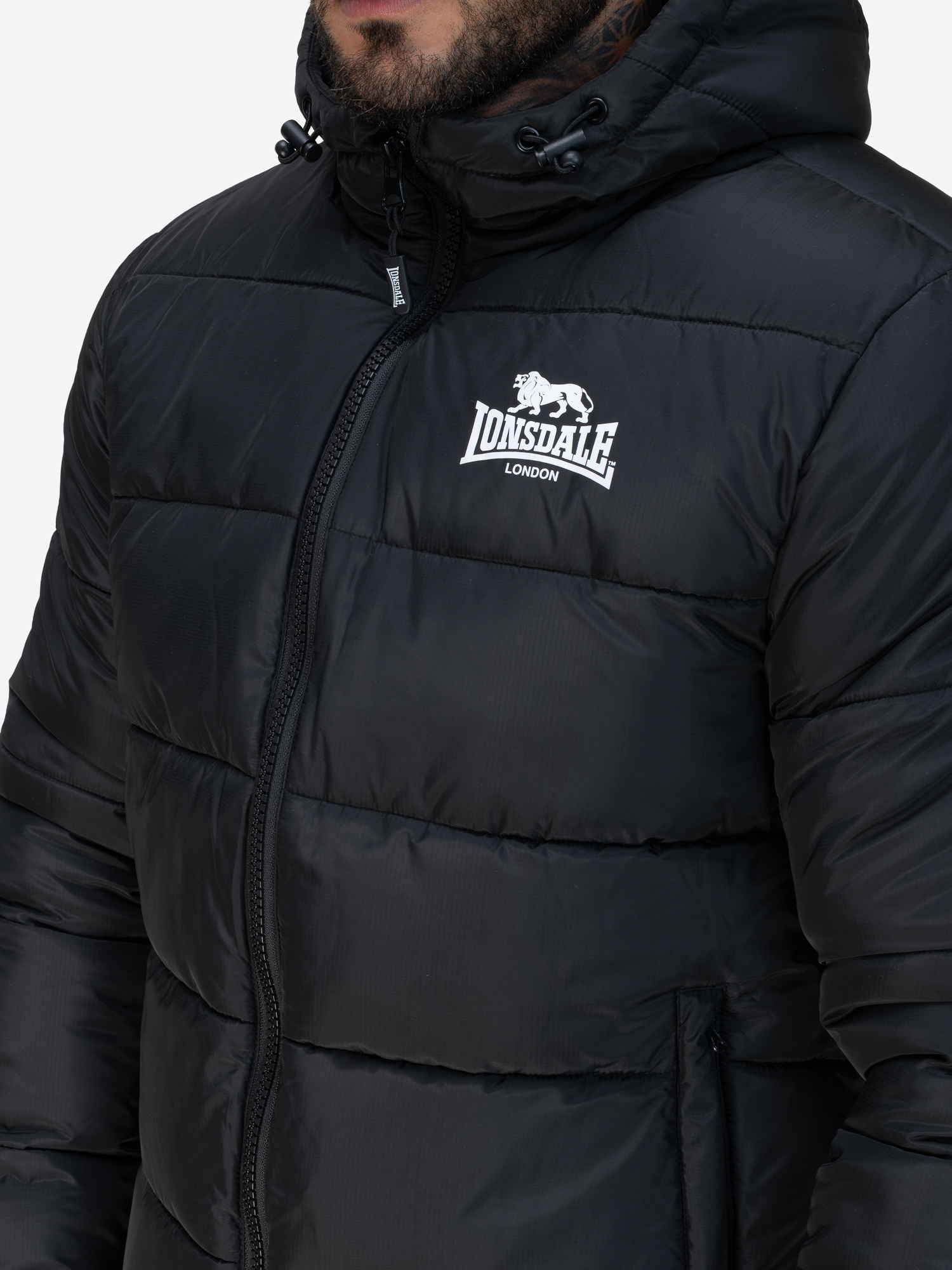 Lonsdale Men's hooded winter jacket regular fit