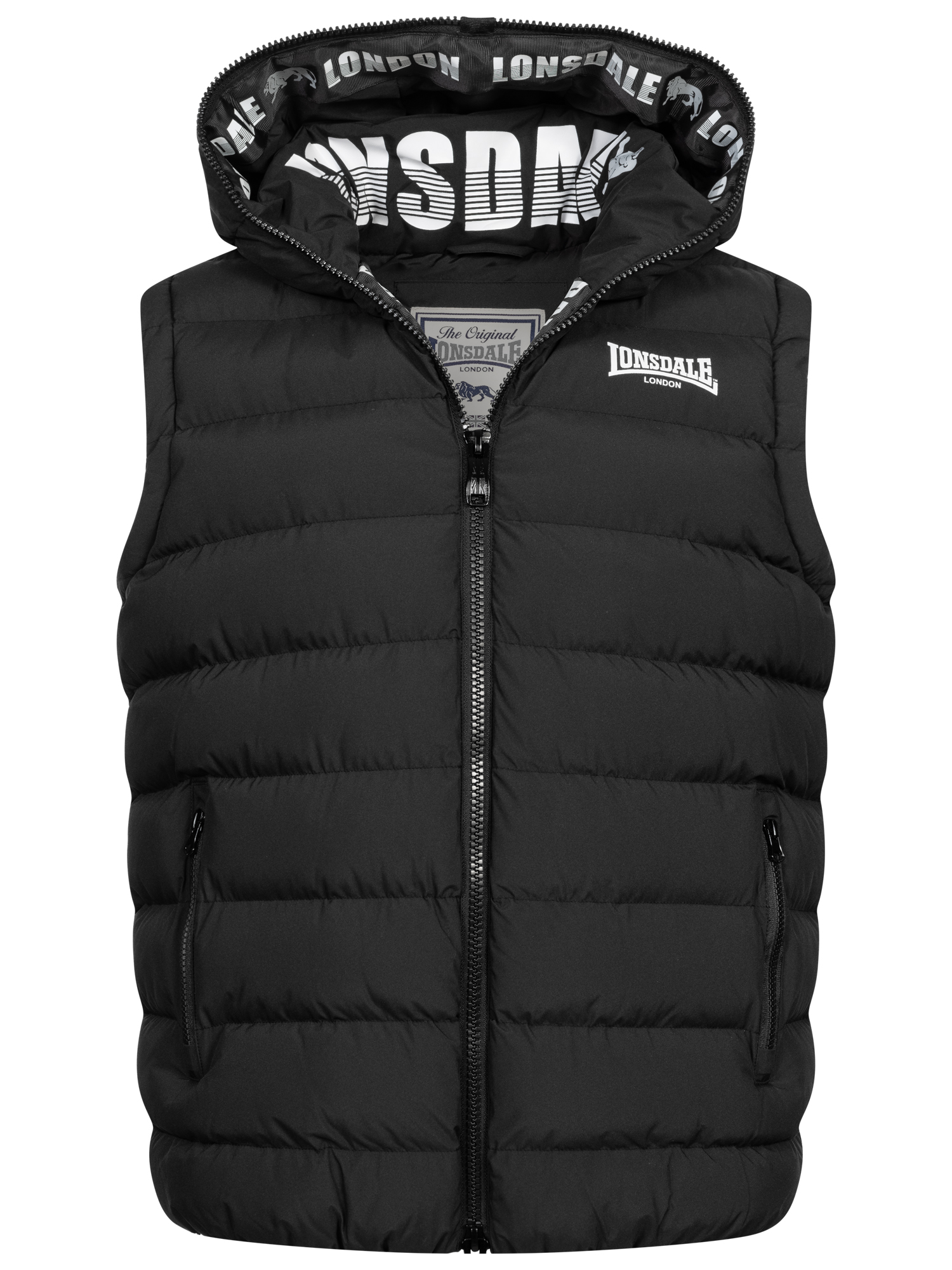 Lonsdale Men's hooded vest regular fit