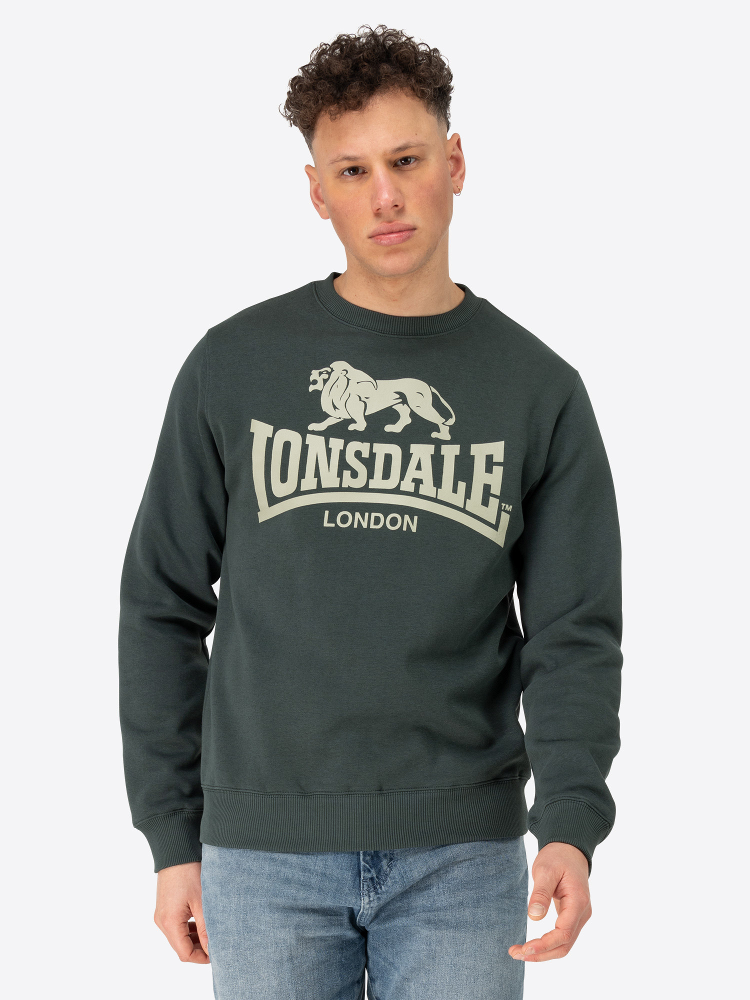 Lonsdale Men's crewneck sweatshirt slim fit