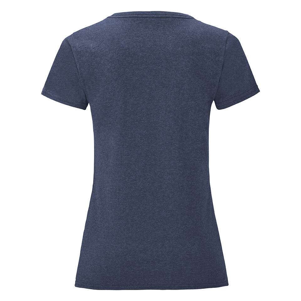 Navy blue Iconic women's t-shirt in combed cotton Fruit of the Loom