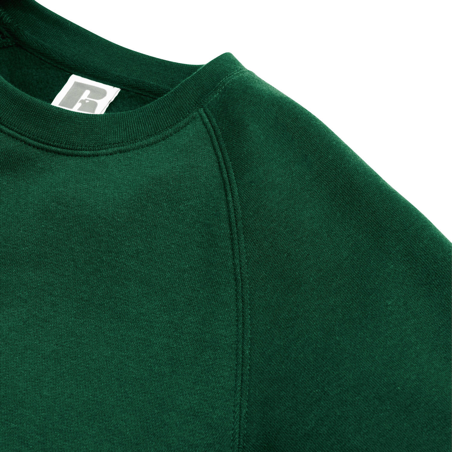 Green children's sweatshirt Raglan - Authentic Russell