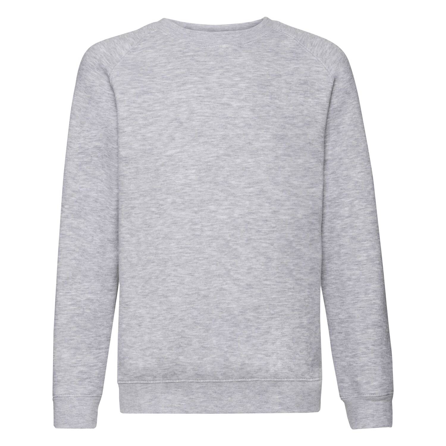 Gray children&#039;s sweatshirt Raglan Sweat Fruit of the Loom