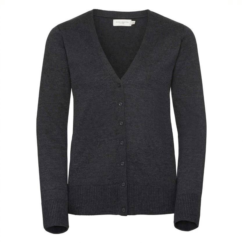 Anthracite women's pointed cardigan Russell