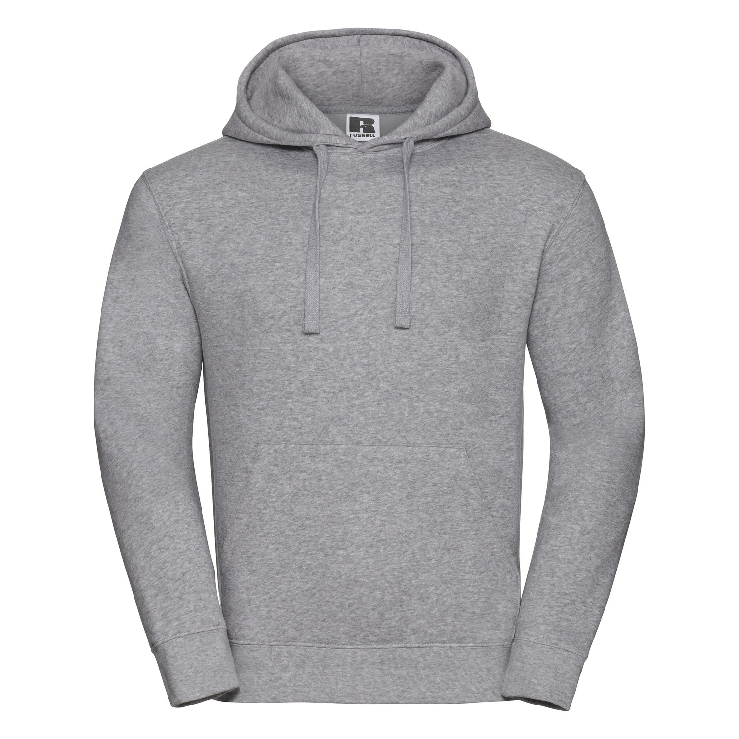 Grey melange men's hoodie Authentic Russell