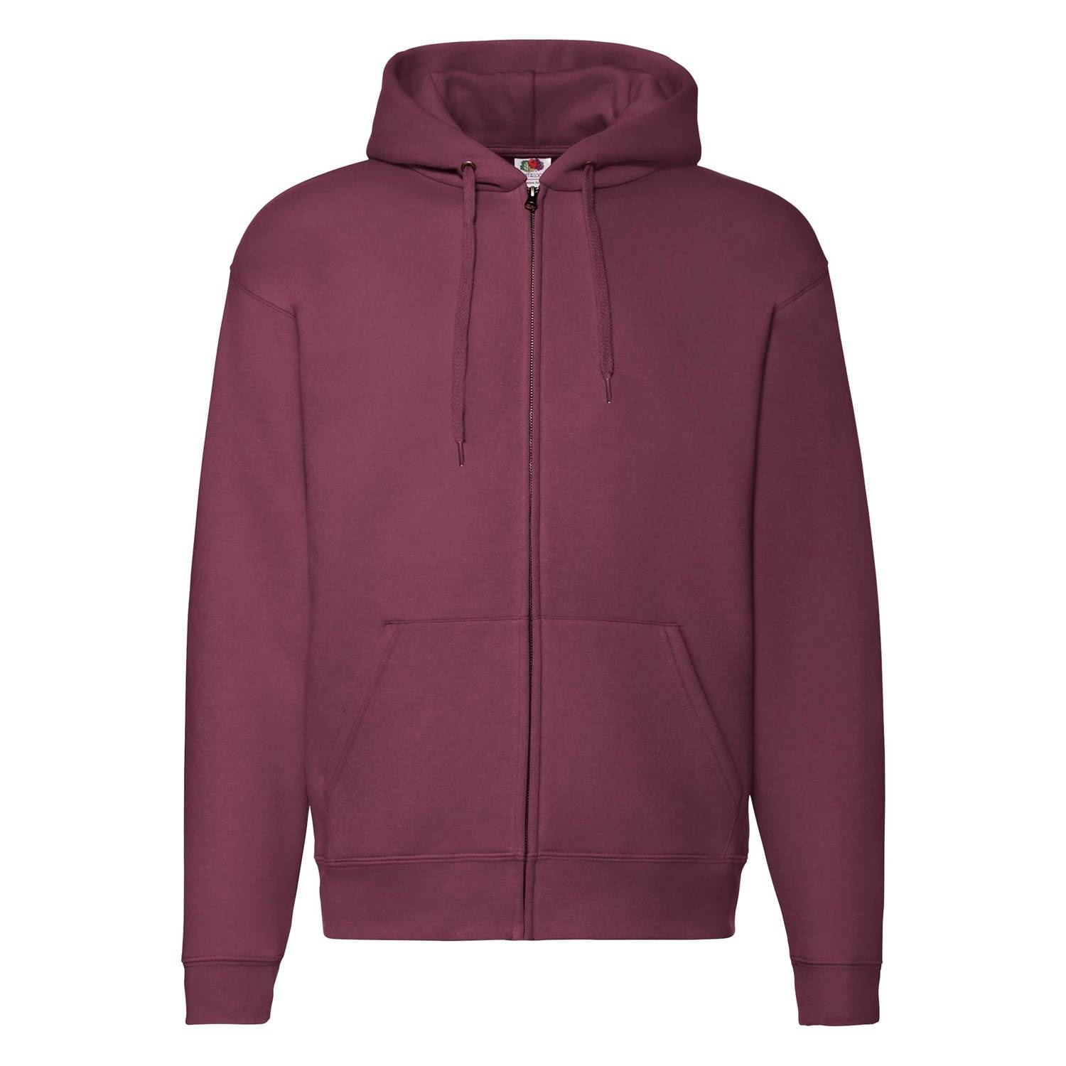 Burgundy Men&#039;s Hoodie Premium Fruit of the Loom