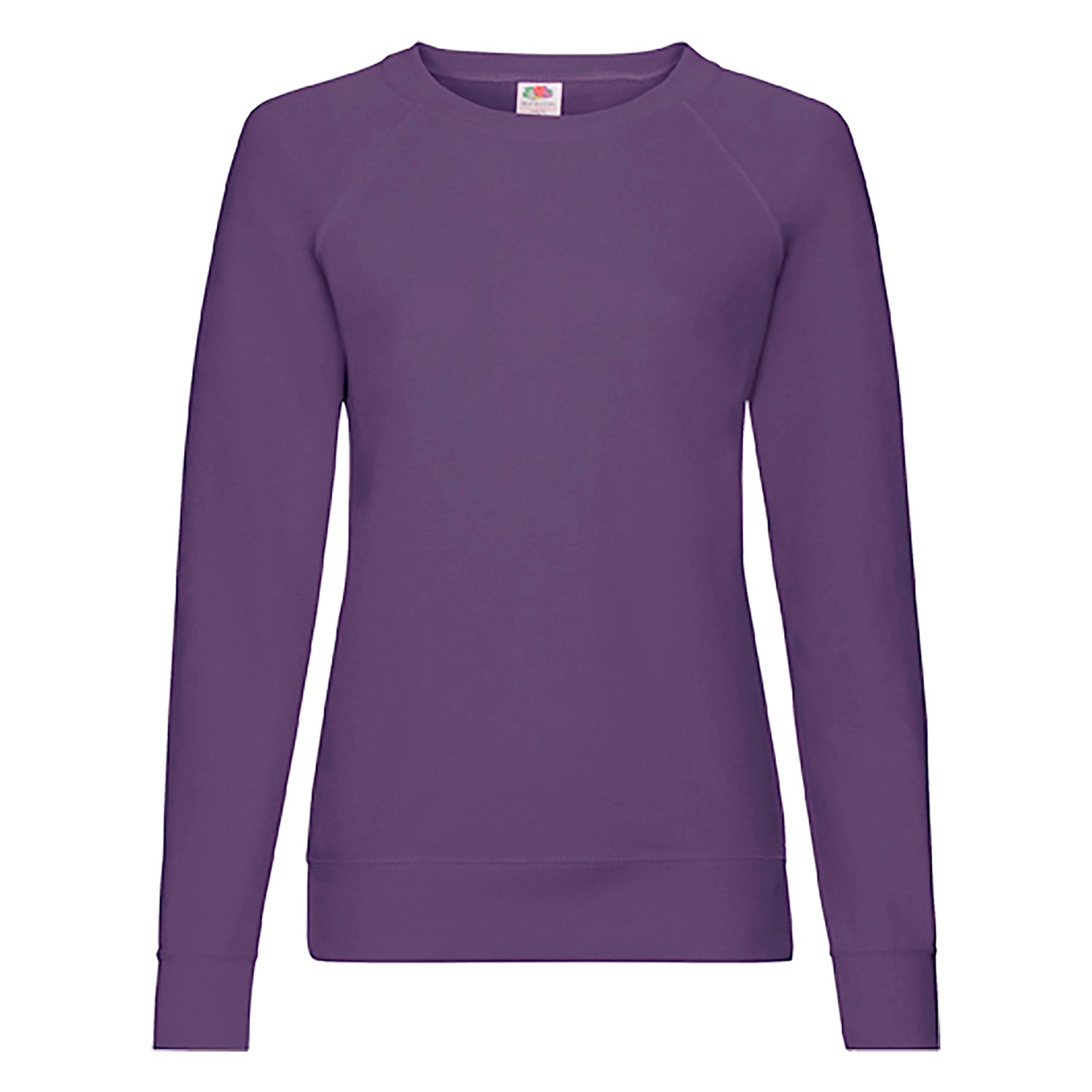 Levně Purple sweatshirt classic light Fruit of the Loom