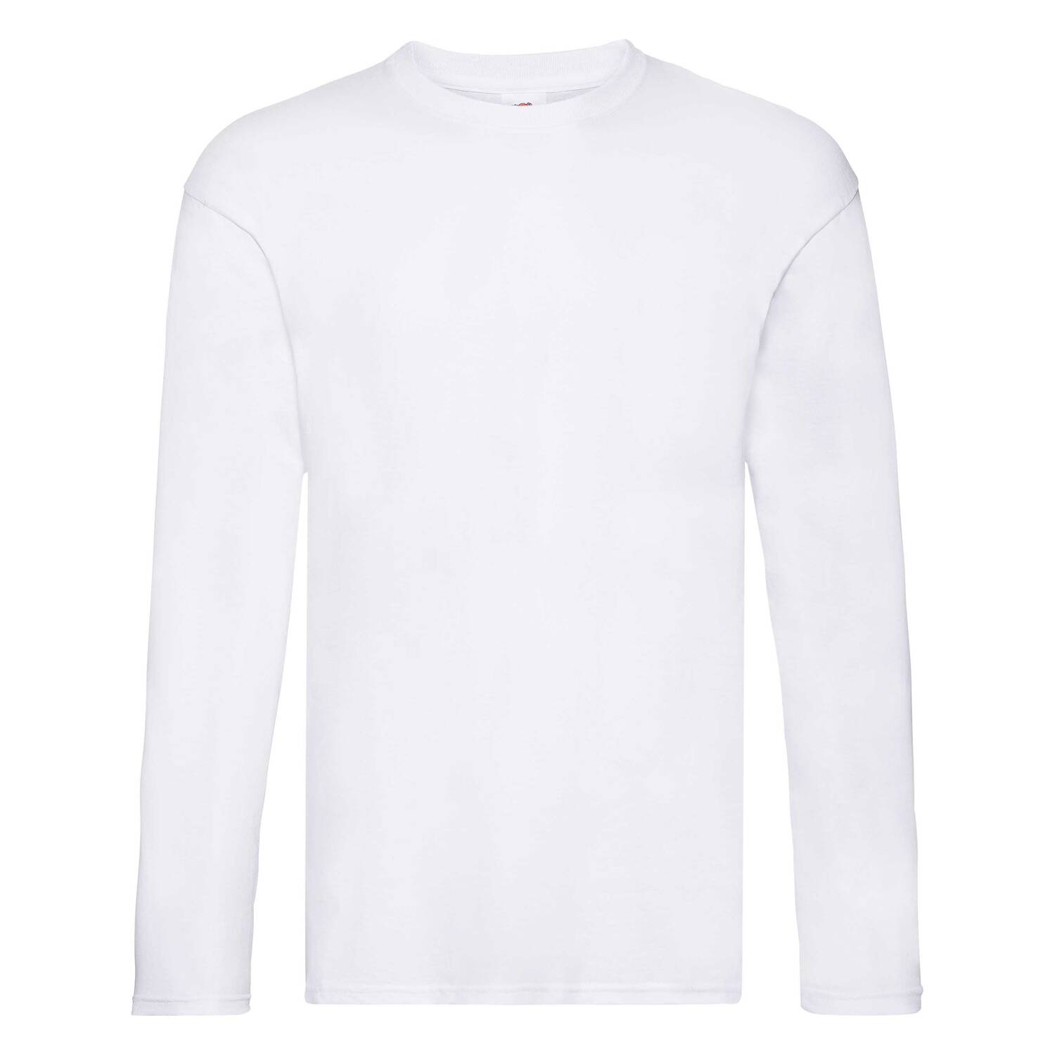 White Men's T-shirt Original Sleeve Fruit of the Loom