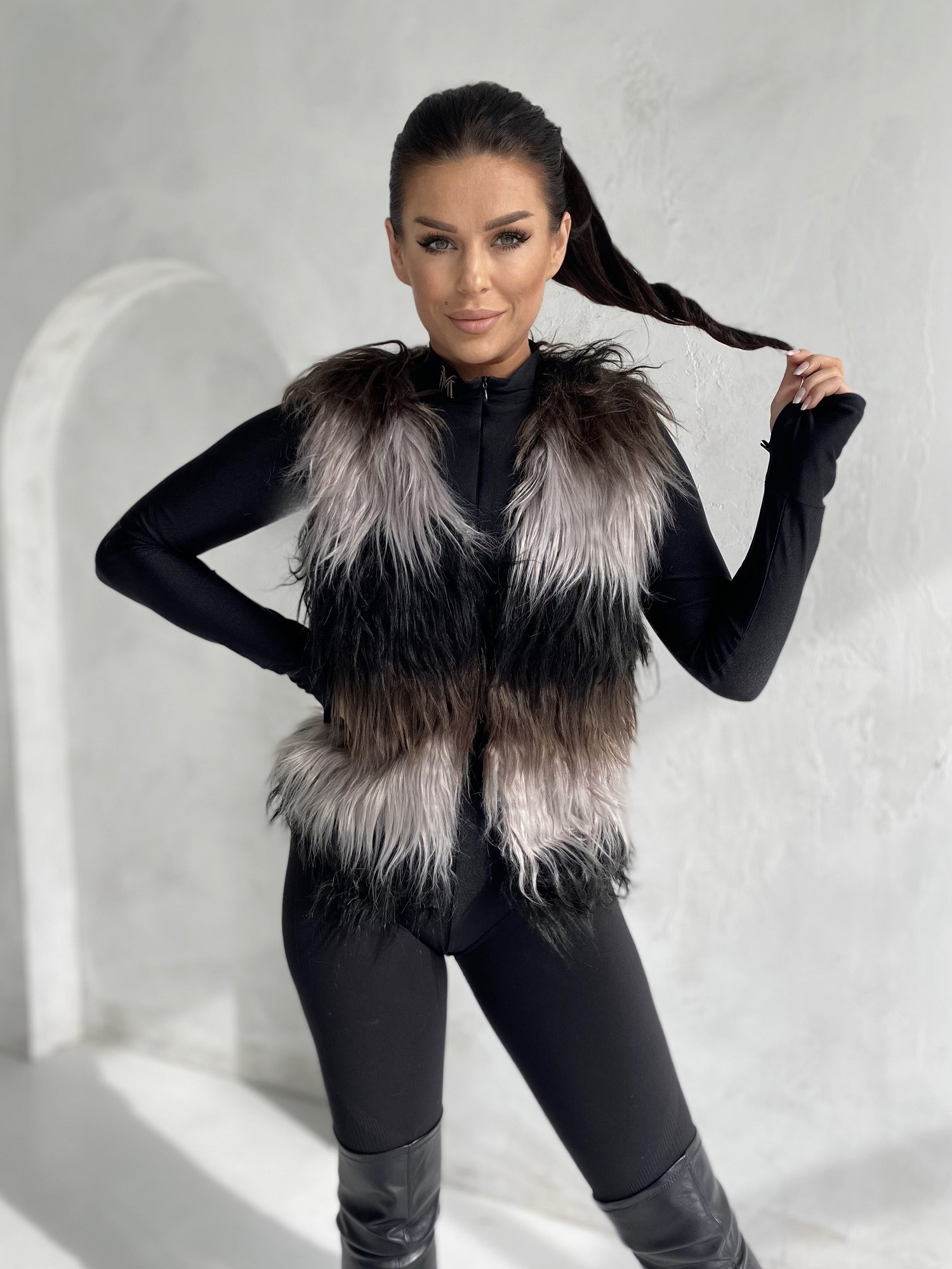 Multicolor vest Yups DT-067. R00