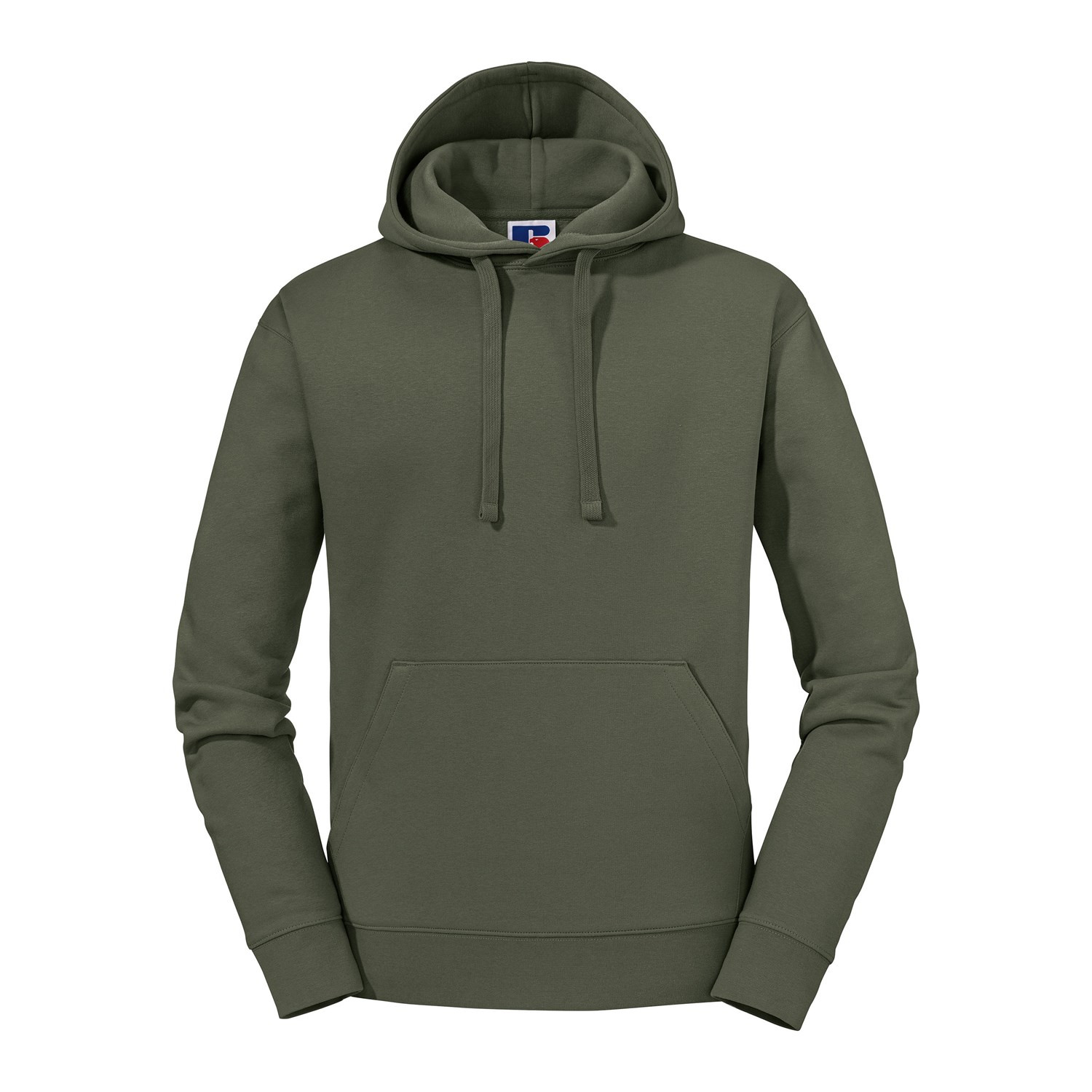 Olive Men's Hoodie Authentic Russell