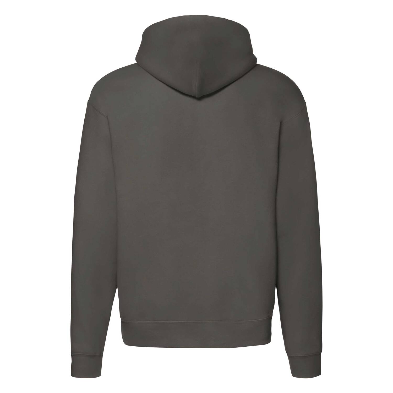 Grey Men&#039;s Hoodie Premium Fruit of the Loom