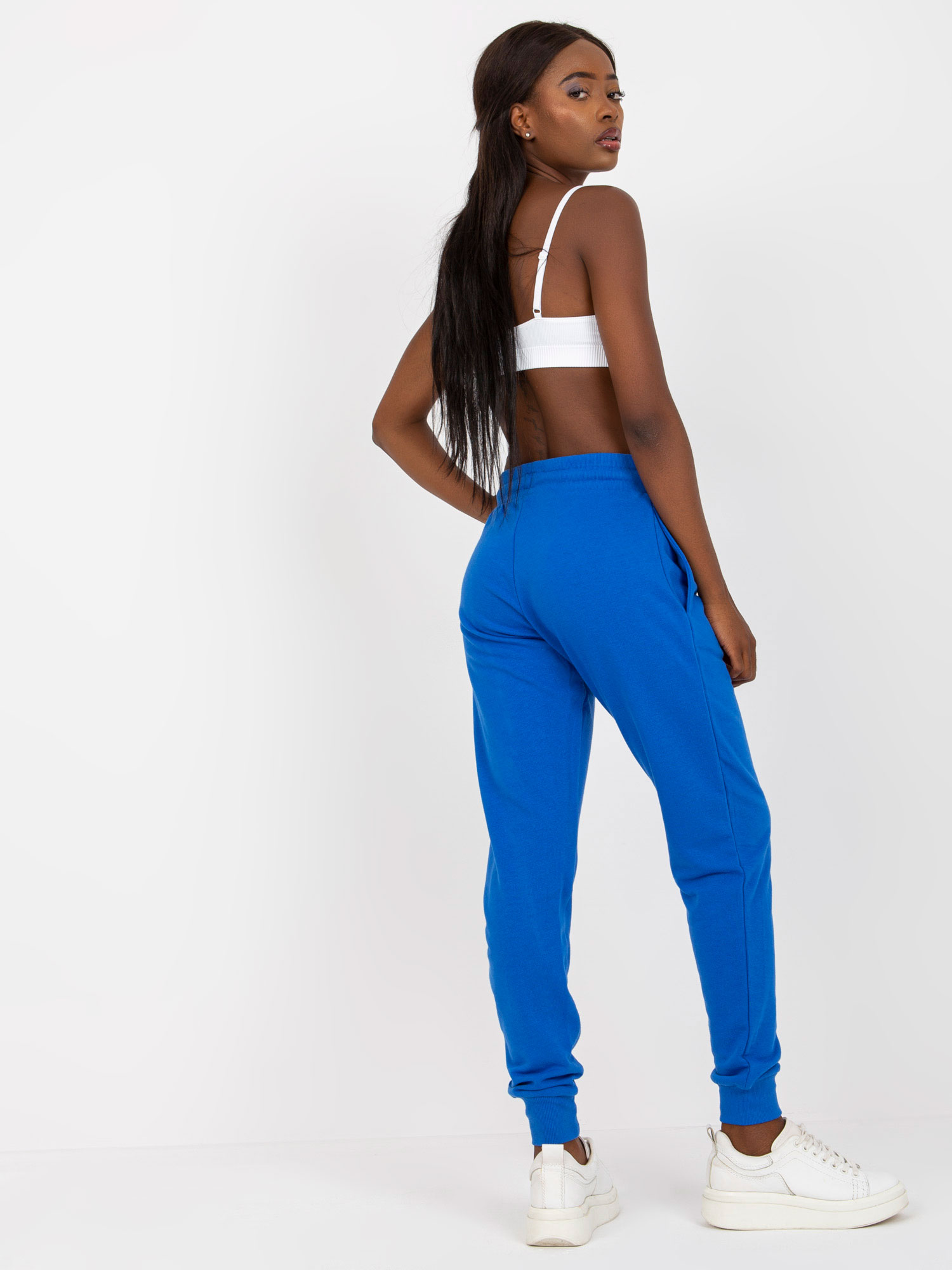 Cobalt classic basic tied sweatpants