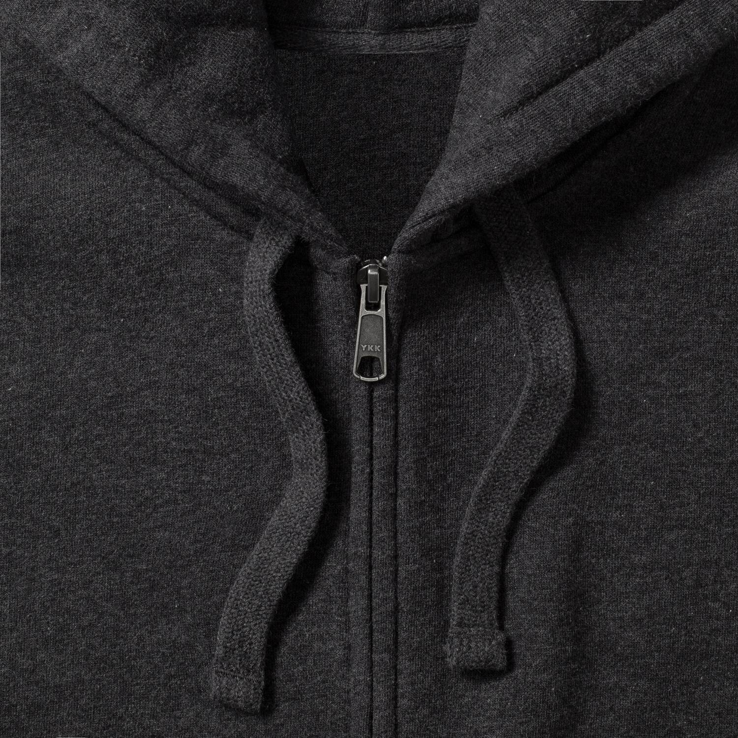 Women's Authentic Melange Zipped Hooded Sweat Russell