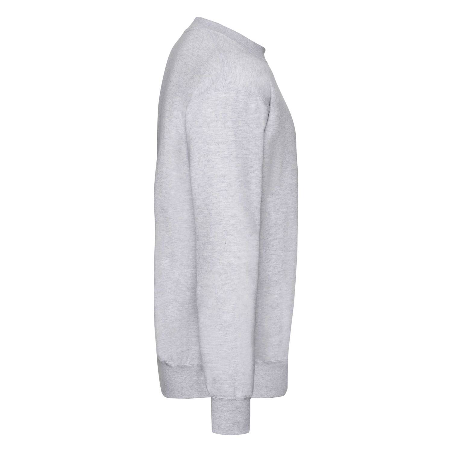 Light grey men's sweatshirt Set-in Sweat Fruit of the Loom