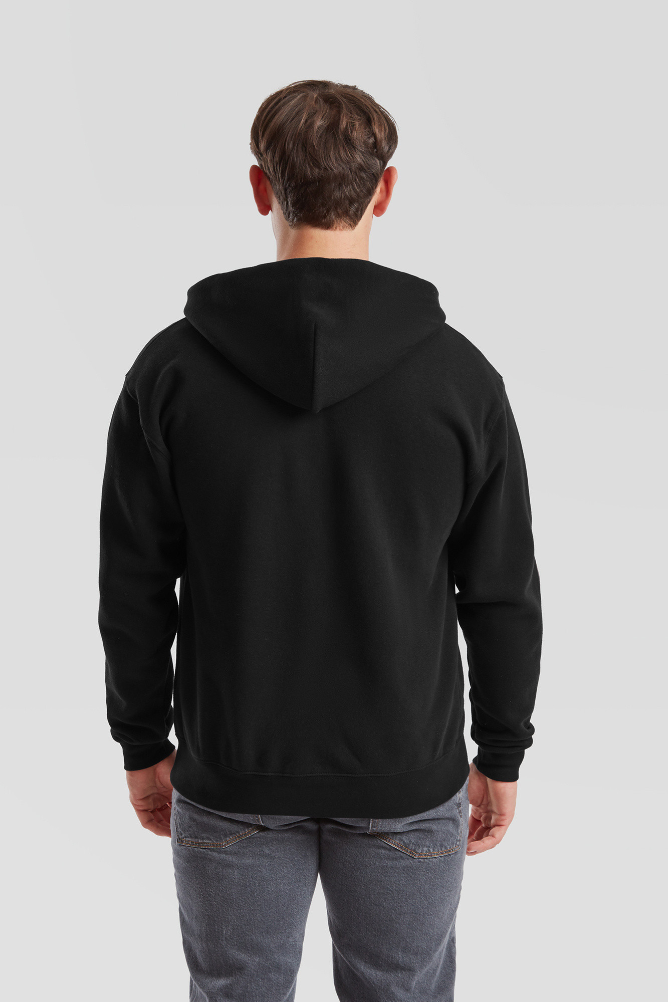 Black Men&#039;s Hoodie Premium Fruit of the Loom