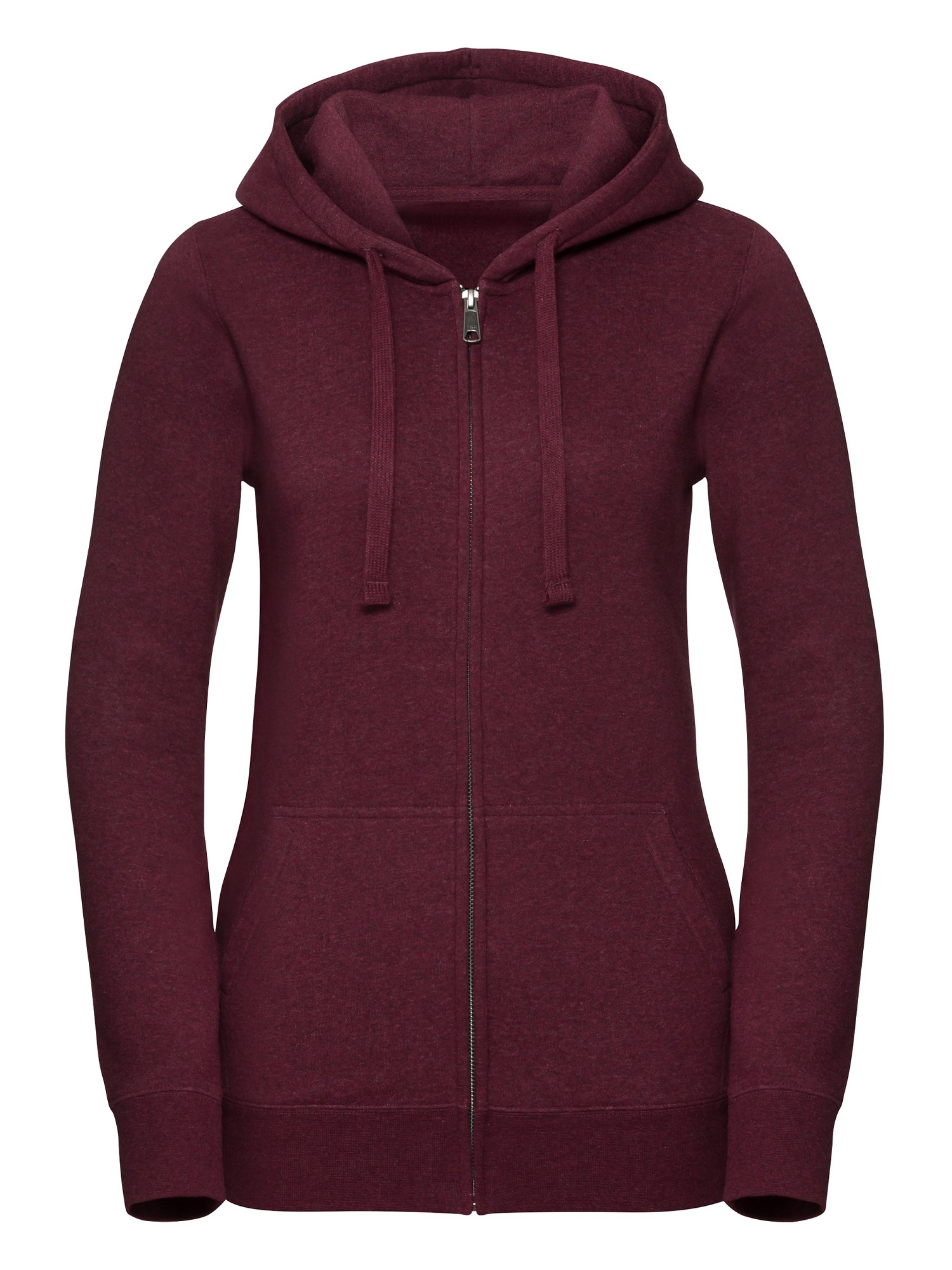 Women's Authentic Melange Zipped Hooded Sweat Russell