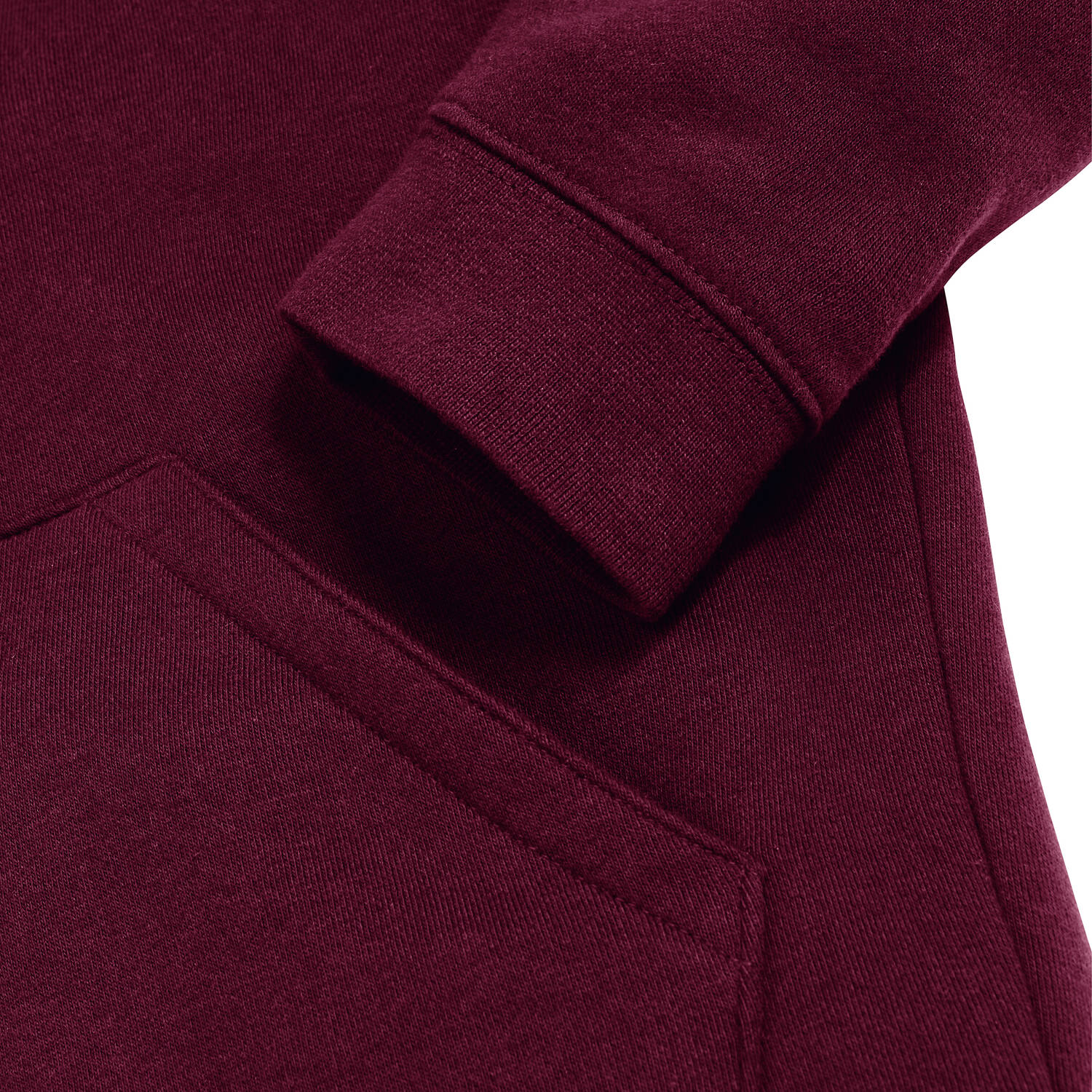 Burgundy children&#039;s hoodie Authentic Russell