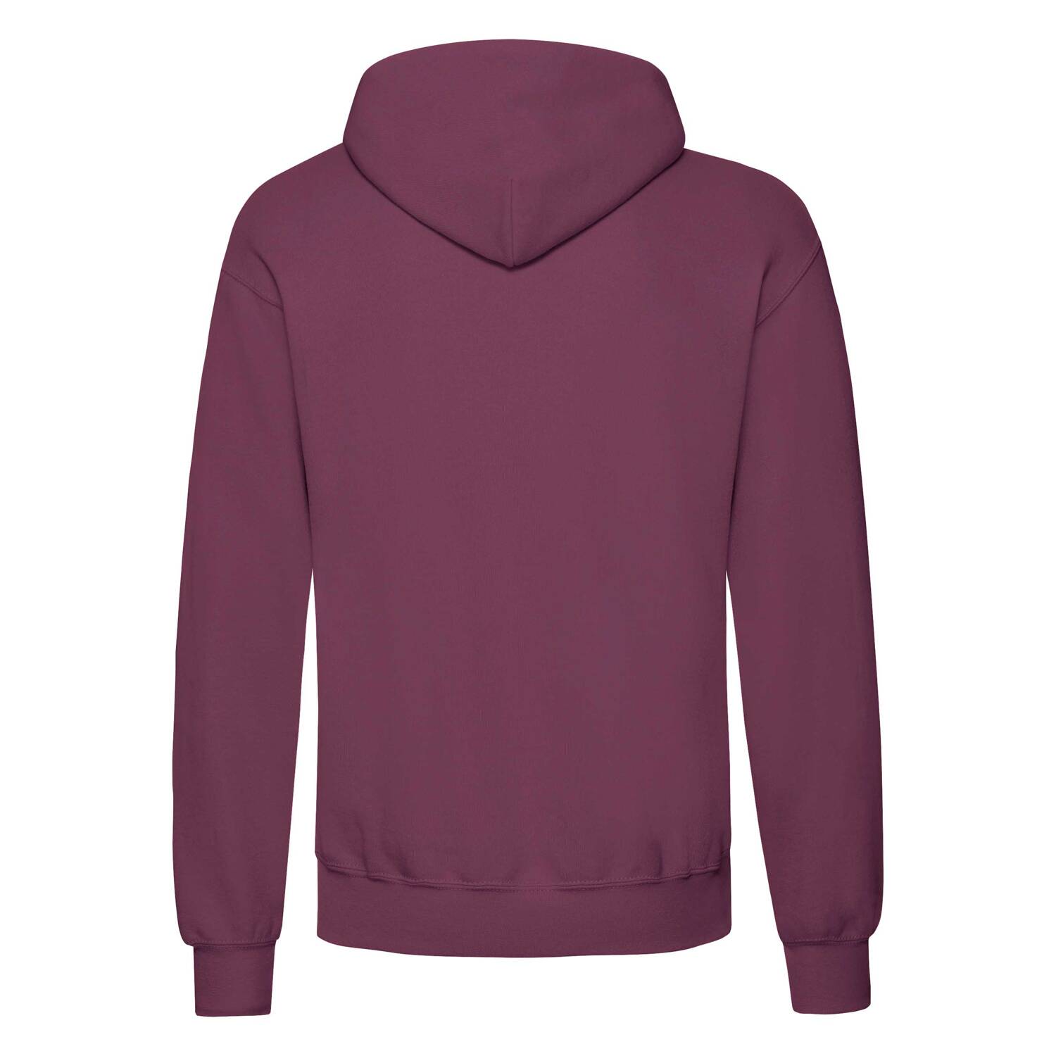 Burgundy men&#039;s sweatshirt Hooded Sweat Fruit of the Loom