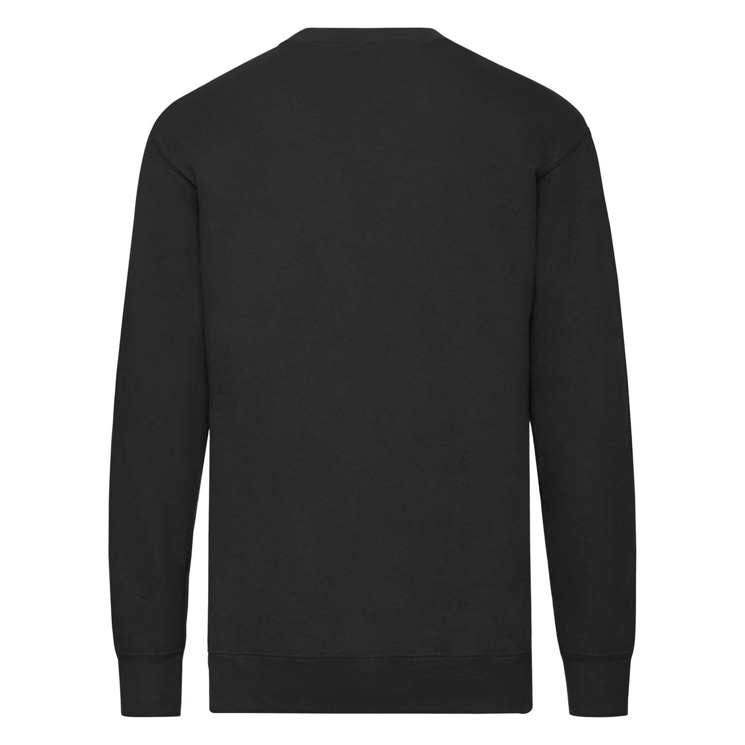 Black Men&#039;s Sweatshirt Lightweight Set-in-Sweat Sweat Fruit of the Loom