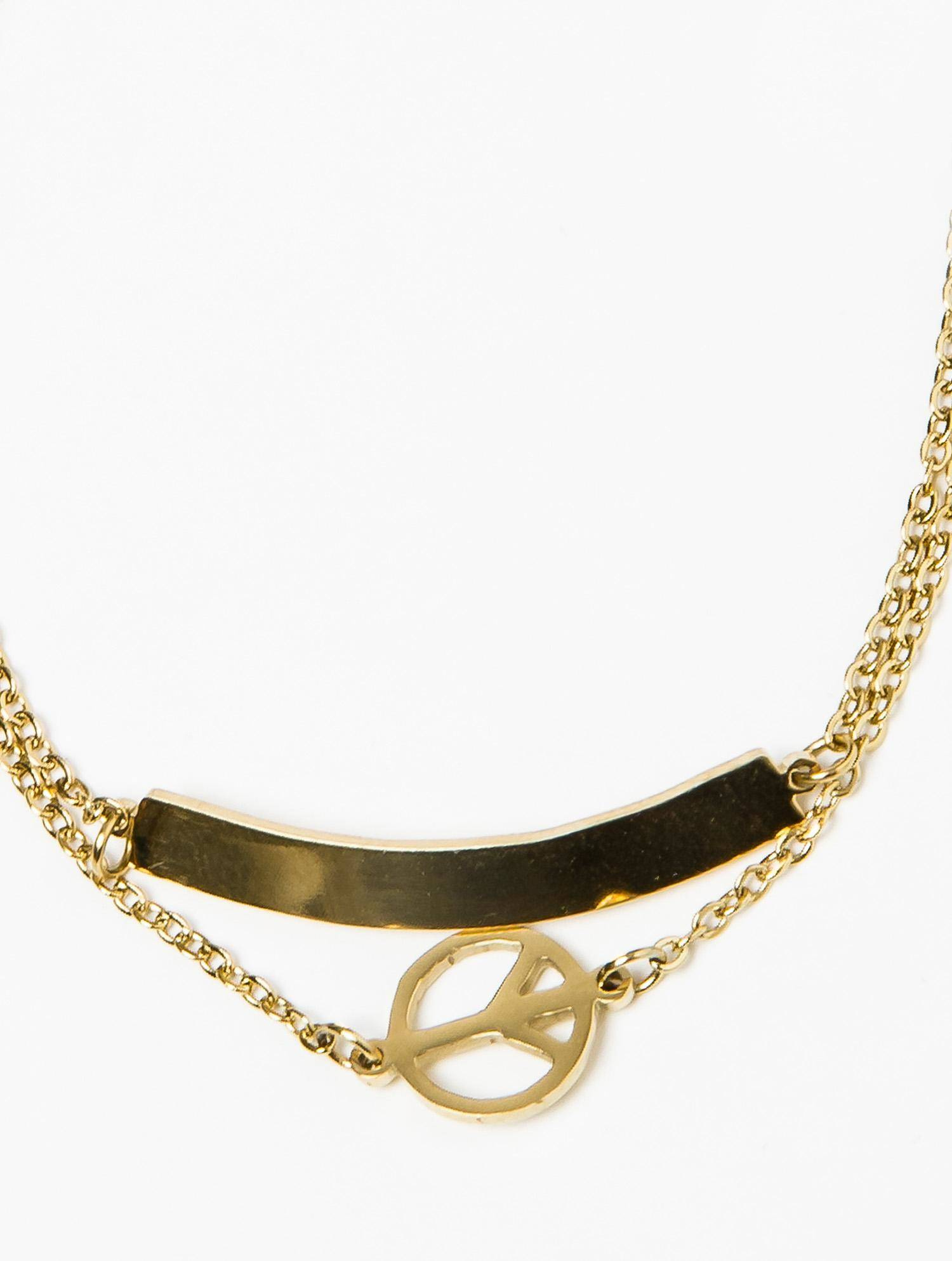 Gold plated bracelet Yups dbi0471. R06