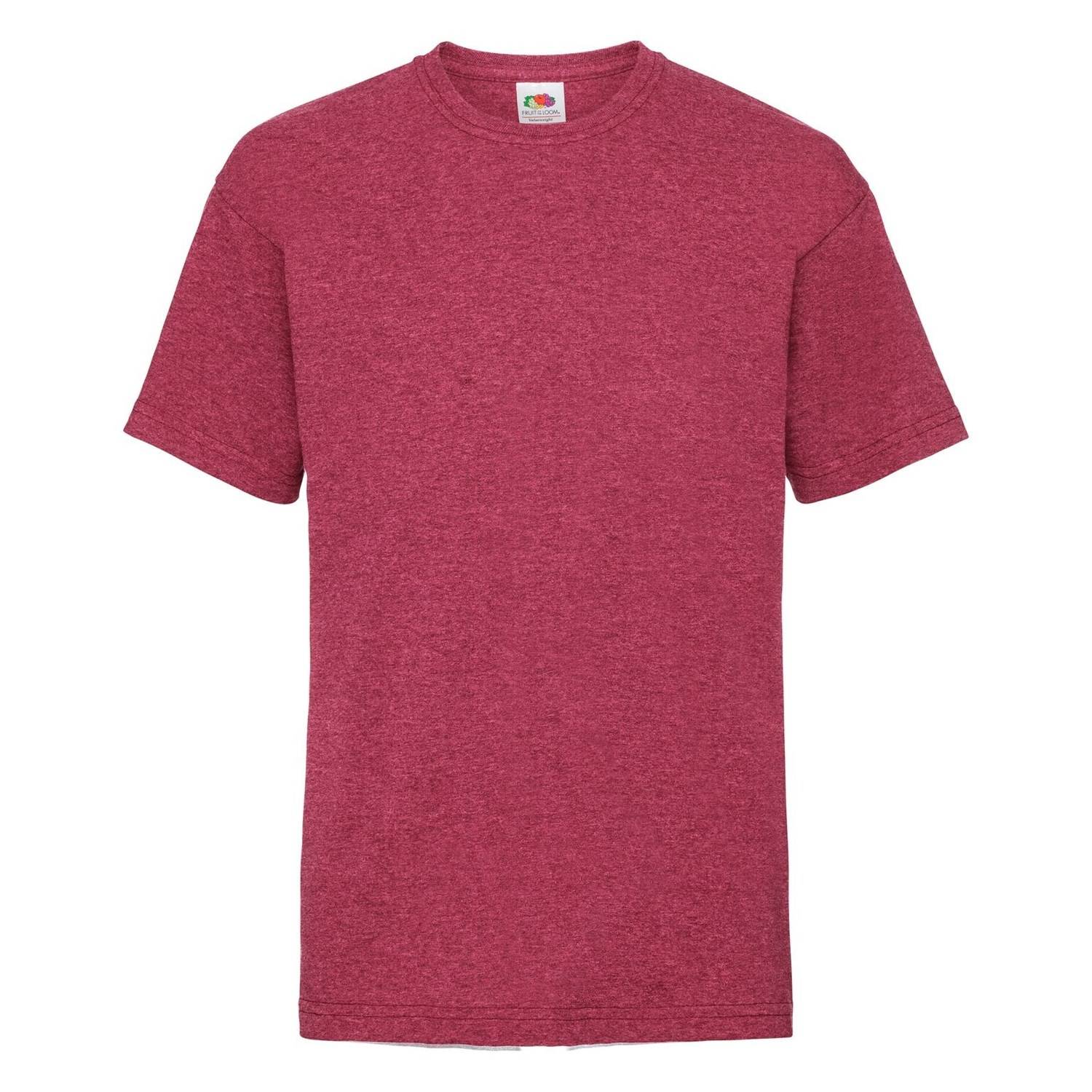 Levně Red Fruit of the Loom Cotton T-shirt