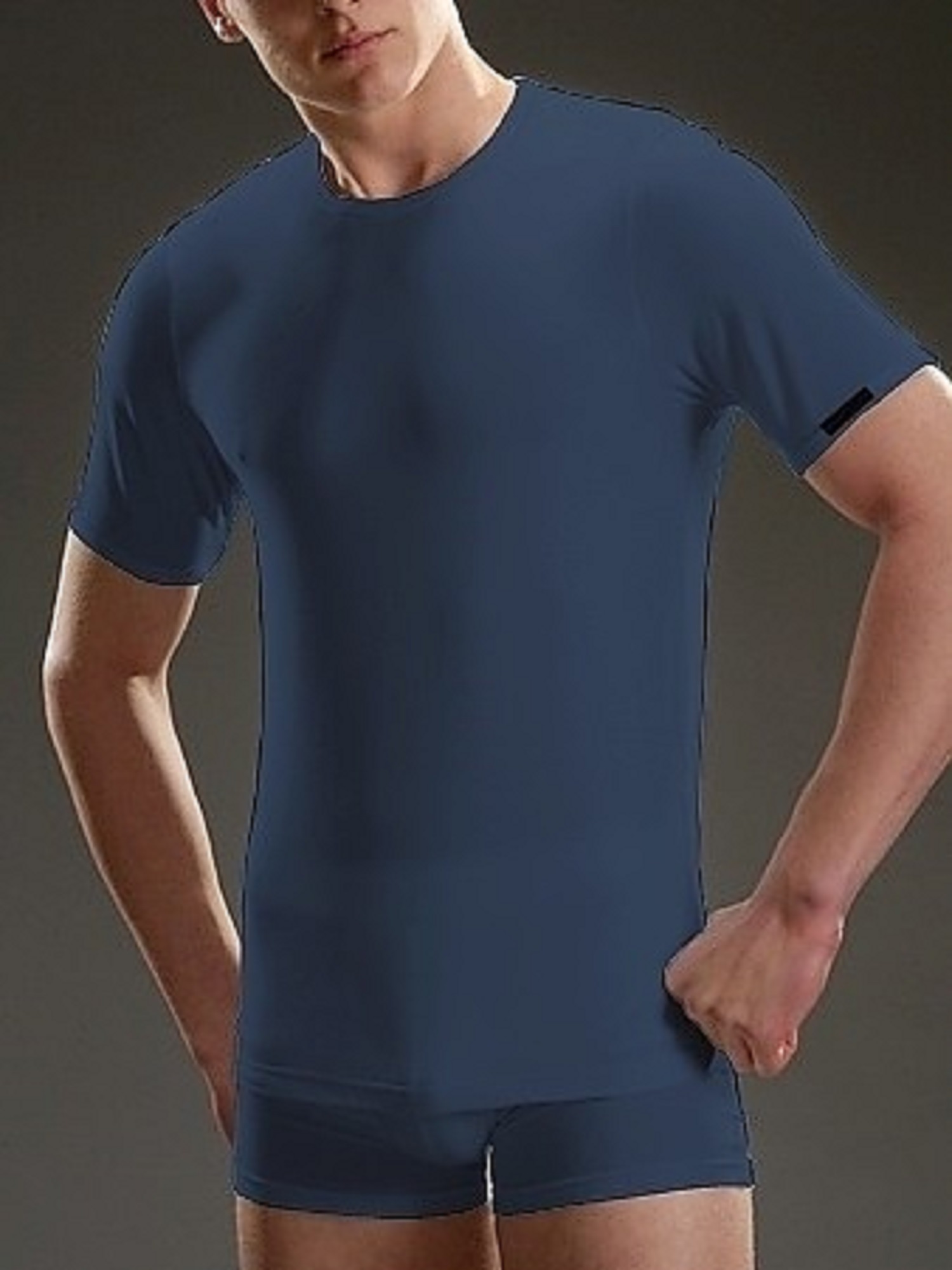 Levně T-shirt Cornette High Emotion 532 New kr/r M-2XL navy blue 059