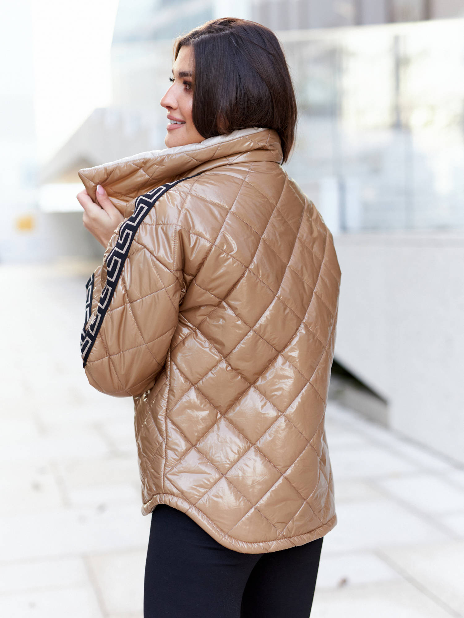 Jachetă caramel Cocomore cmgKR979.R59