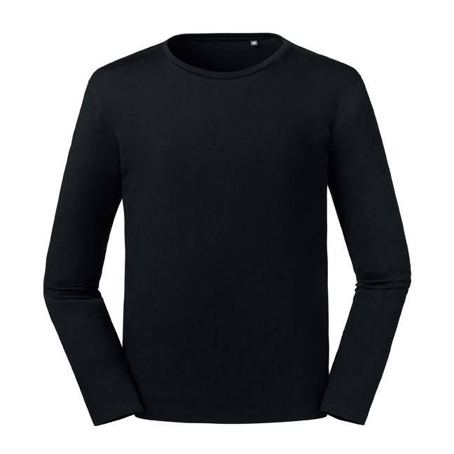 Russell Men's Pure Organic Long Sleeve T-Shirt