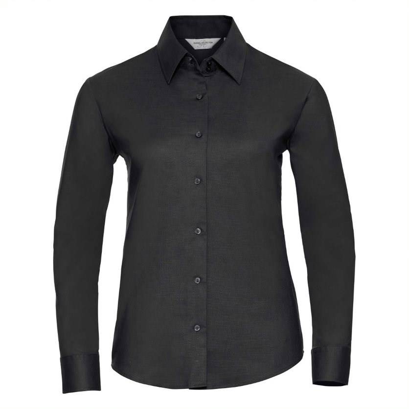 Women's Long Sleeve Shirt, Easy Care, Oxford R932F 70/30 130g/135g