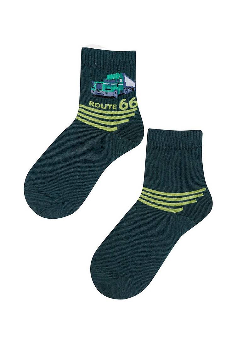 Levně Gatta G44 socks. N01 Cottoline Boys Patterned 33-38 green 245