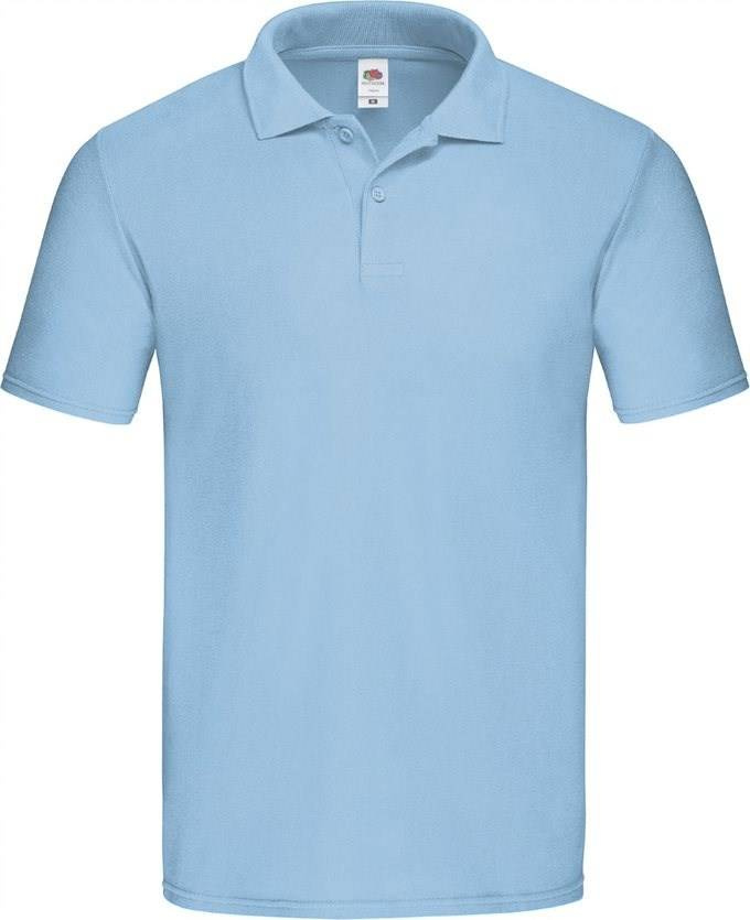 Modrá pánska polokošeľa Original Polo Friut of the Loom