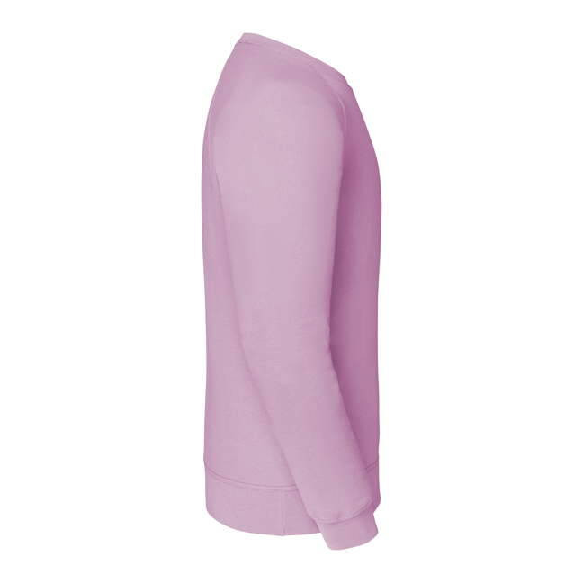 Raglan Men&#039;s Pink Sweat Fruit of the Loom