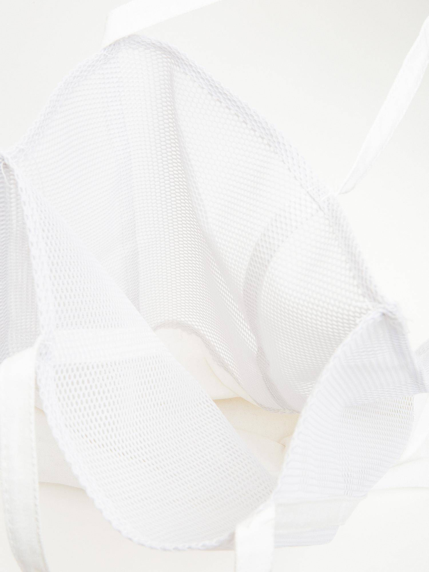 Openwork bag white