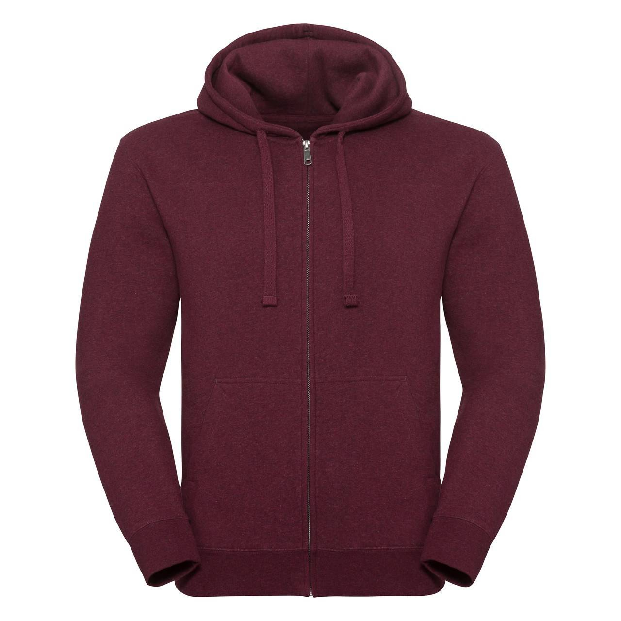 Men&#039;s Authentic Melange Zipped Hooded Sweat Russell