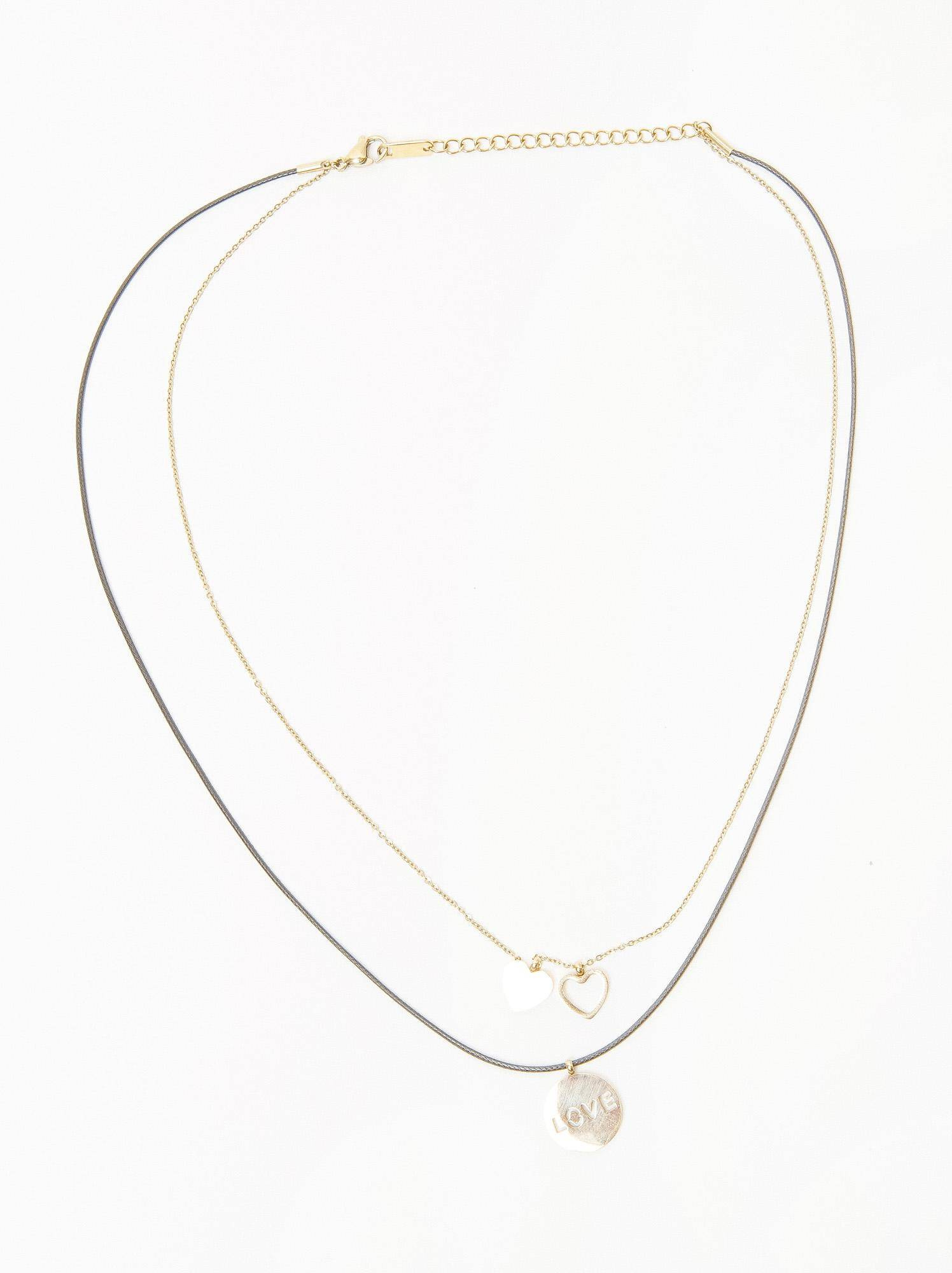 Gold plated necklace Yups dbi0474. R21