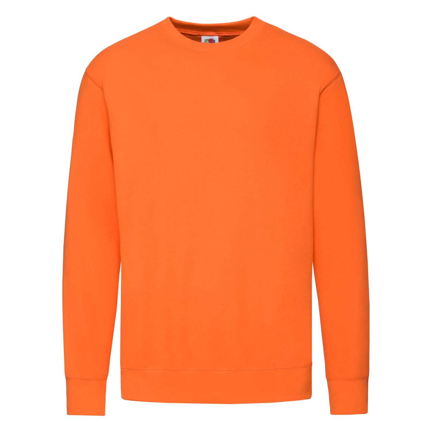 Orange Men&#039;s Sweatshirt Lightweight Set-in-Sweat Sweat Fruit of the Loom