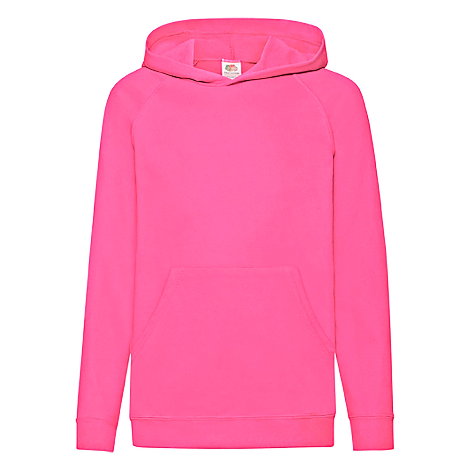Pink Children&#039;s Hoodie Fruit of the Loom
