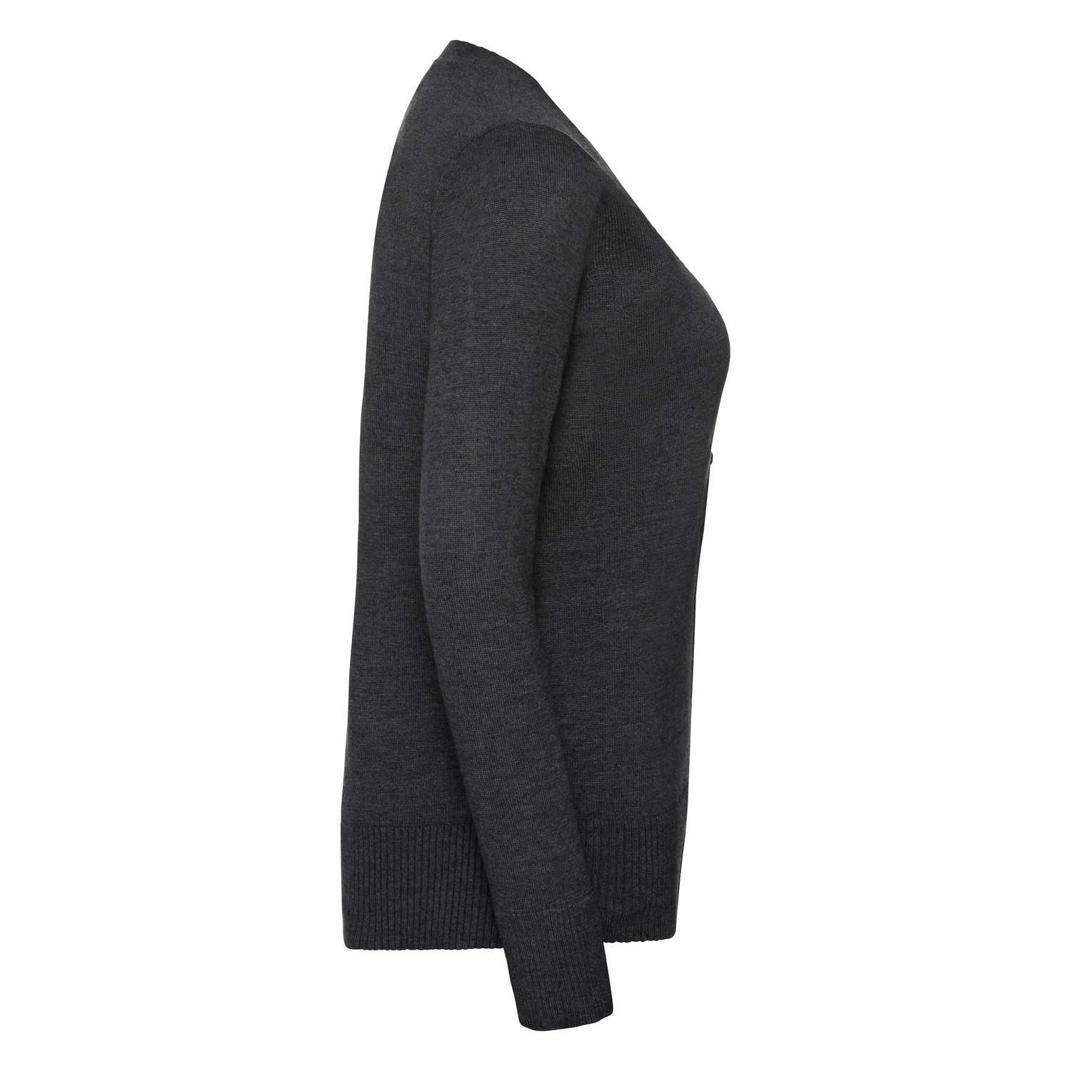 Anthracite women's pointed cardigan Russell