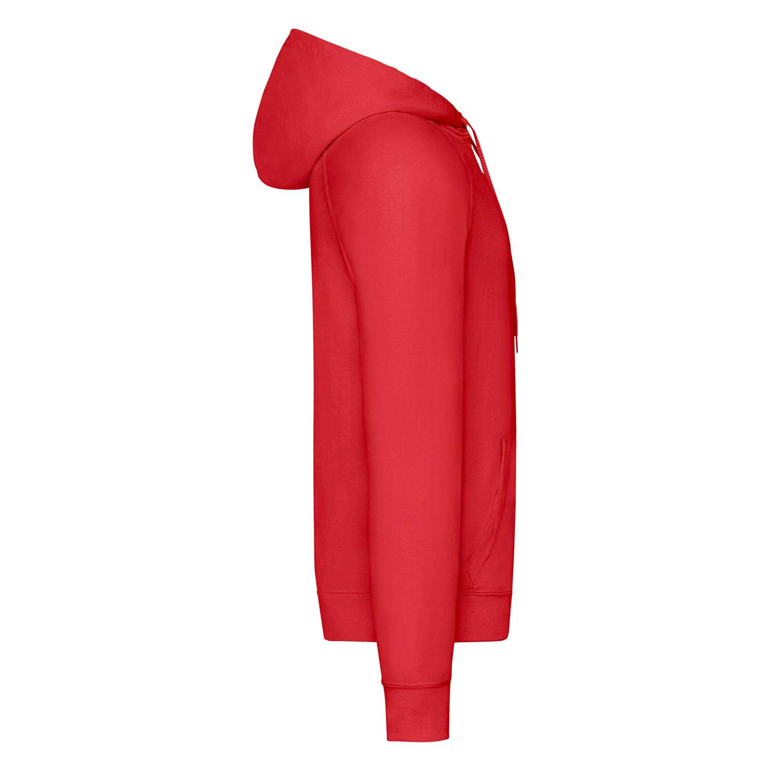 Czerwona bluza męska z kapturem Lightweight Hooded Sweat Fruit of the Loom