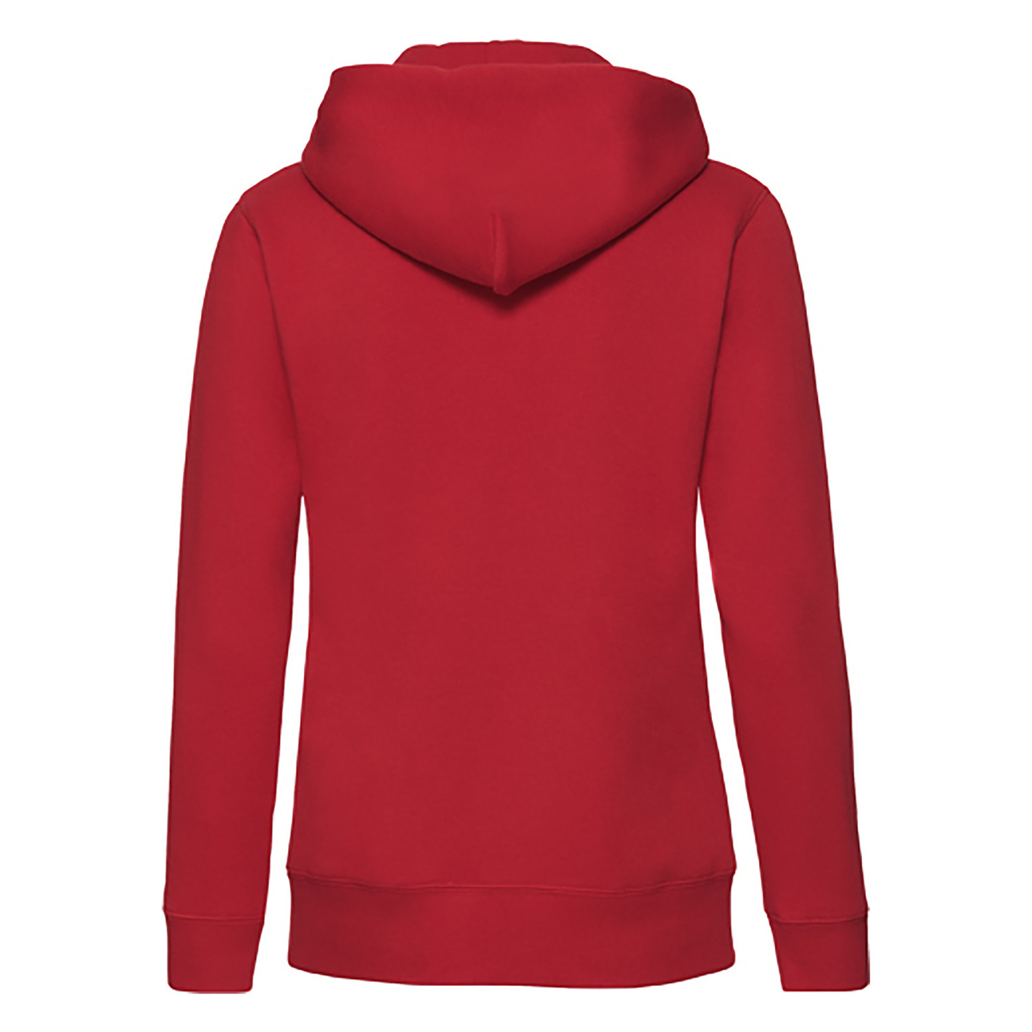 Red hoodie zipped Fruit Of The Loom