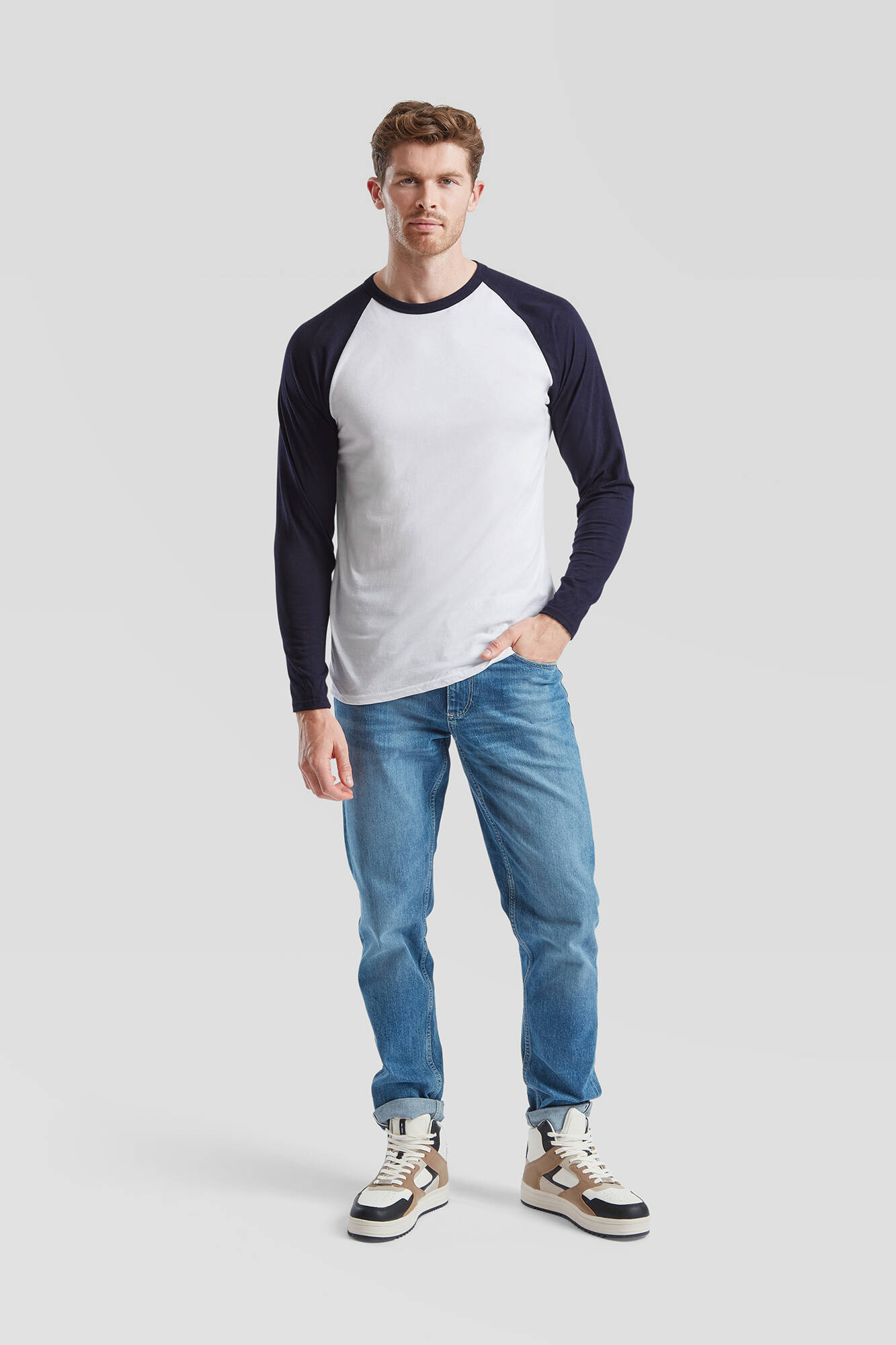 Baseball Fruit of the Loom White T-shirt
