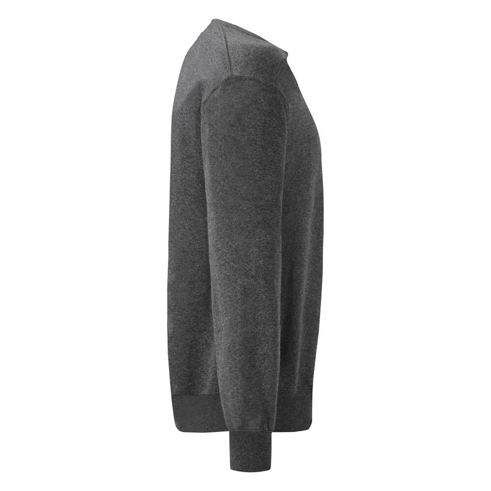 Dark Grey Men&#039;s Sweatshirt Set-in Sweat Fruit of the Loom