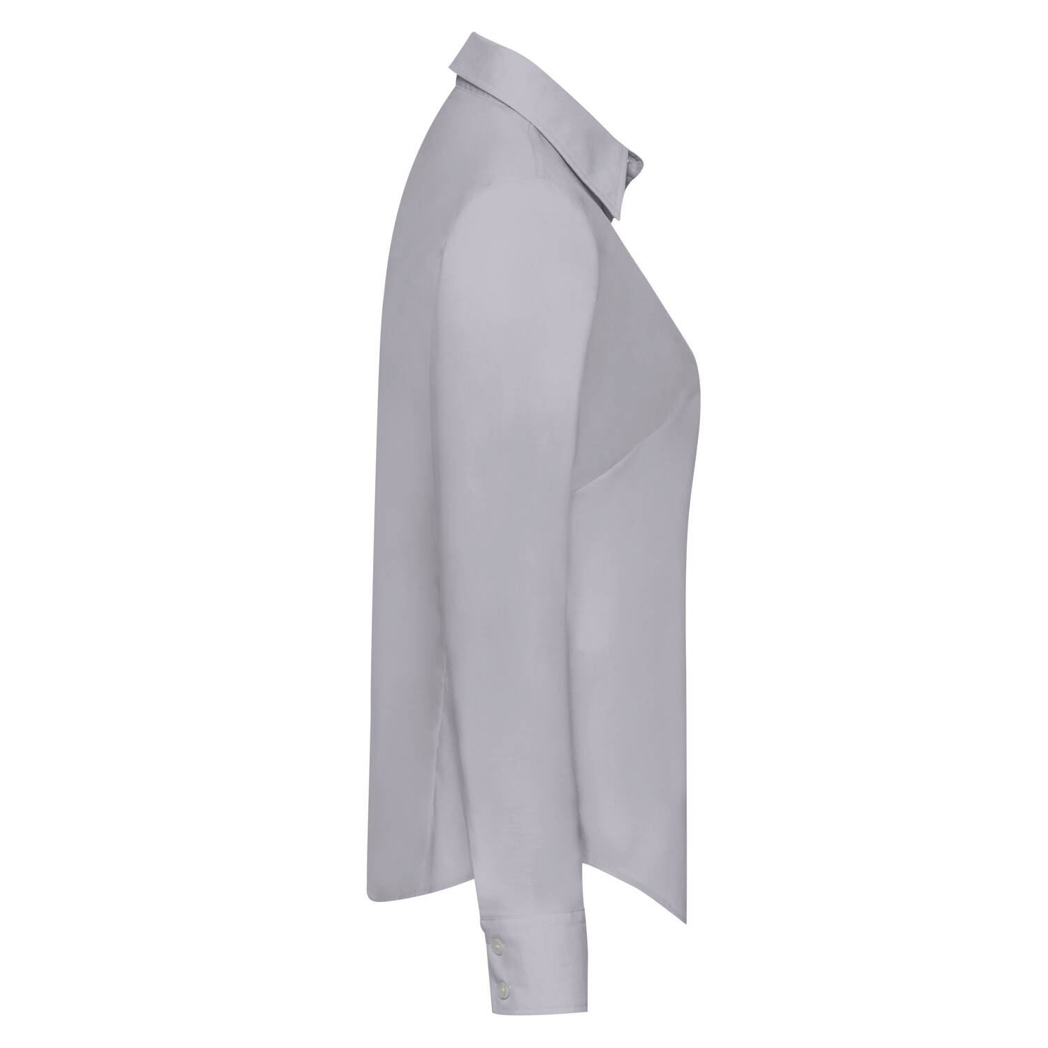 Grey lady-fit shirt Oxford Fruit Of The Loom