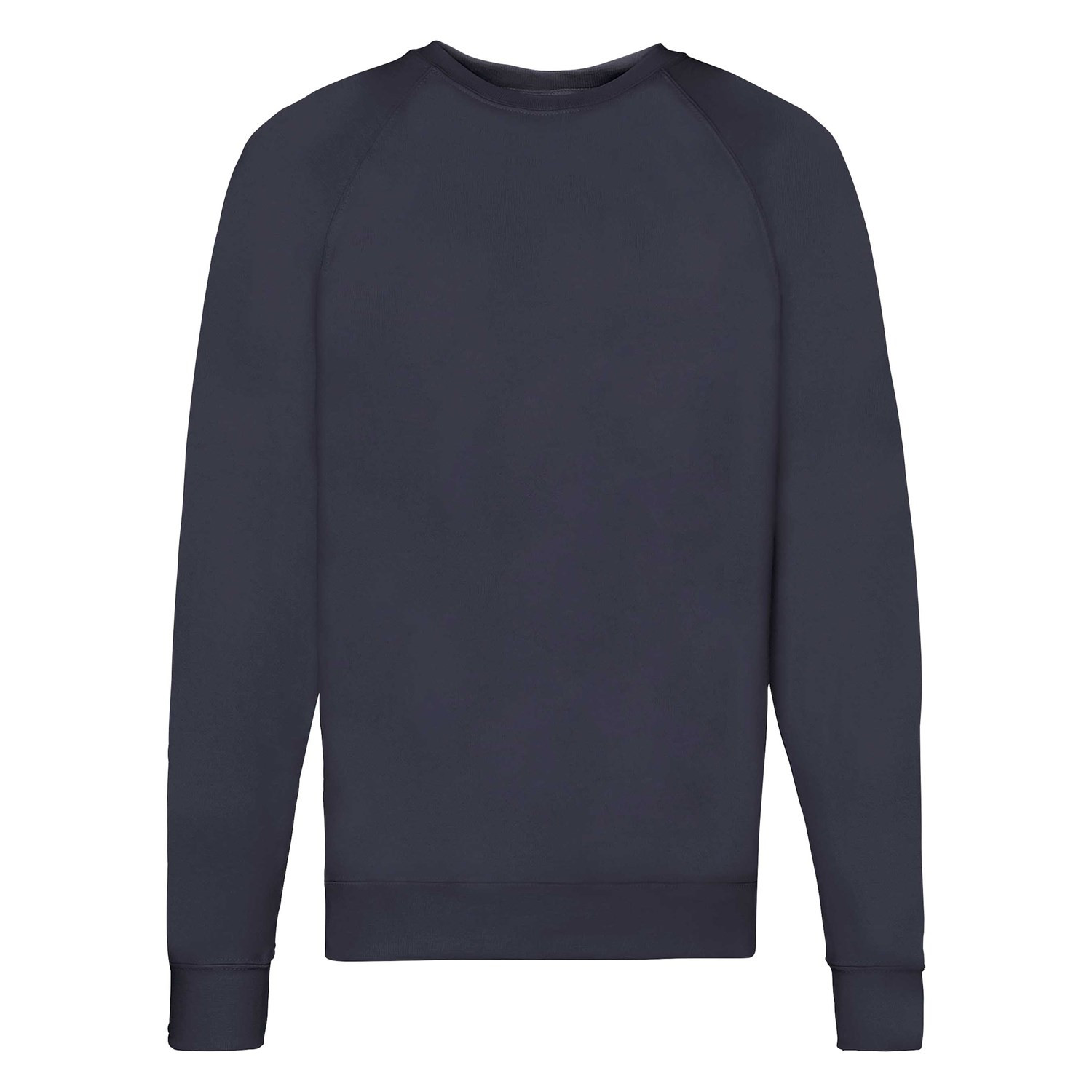 Navy blue men&#039;s sweatshirt Lightweight Raglan Sweat Fruit of the Loom