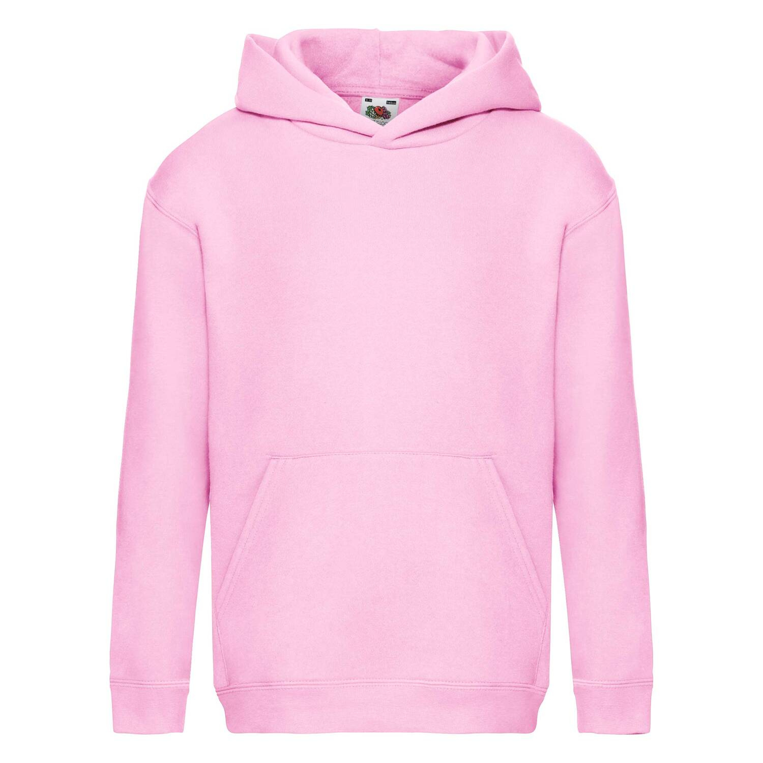 Pink Hooded Sweat Fruit of the Loom