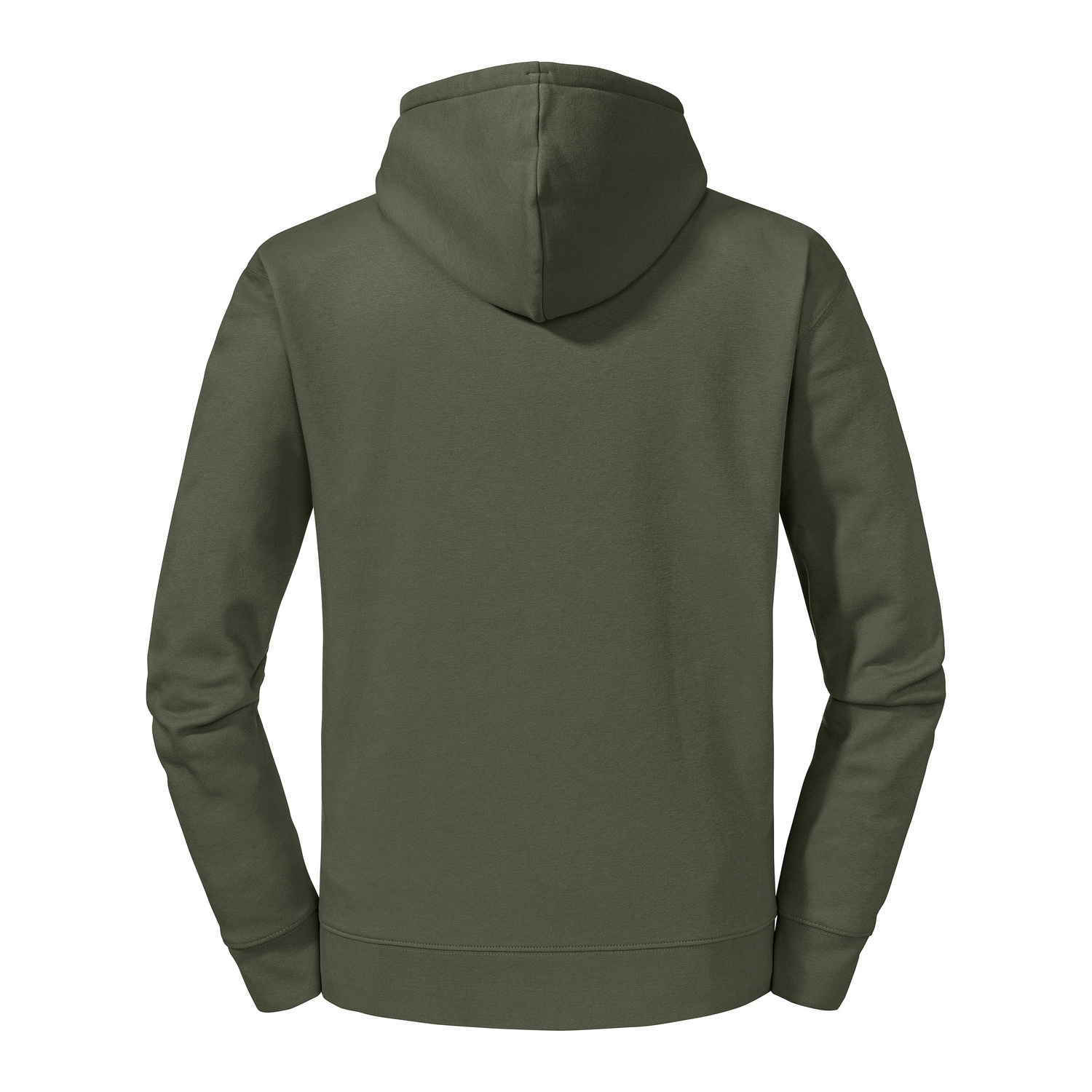 Olive Men's Hoodie Authentic Russell