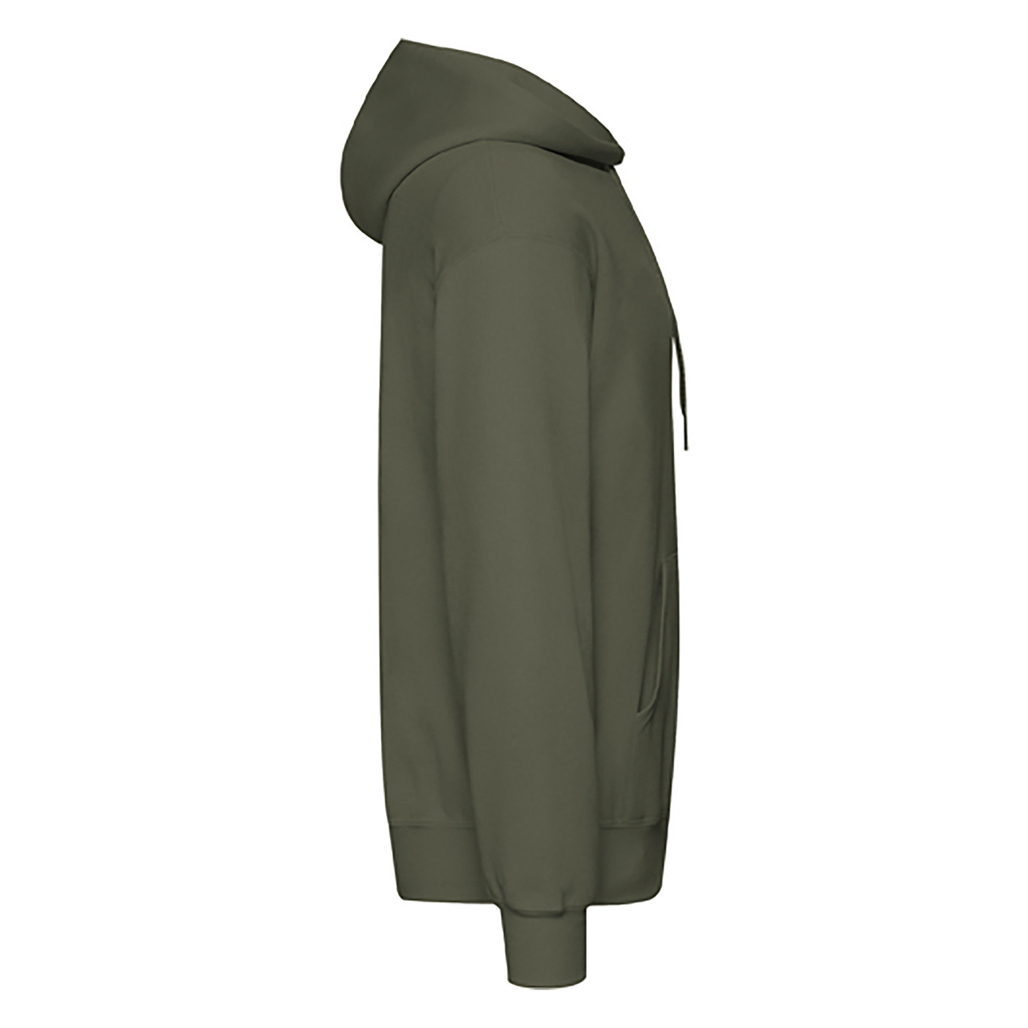 Oliwkowa bluza męska Hooded Sweat Fruit of the Loom